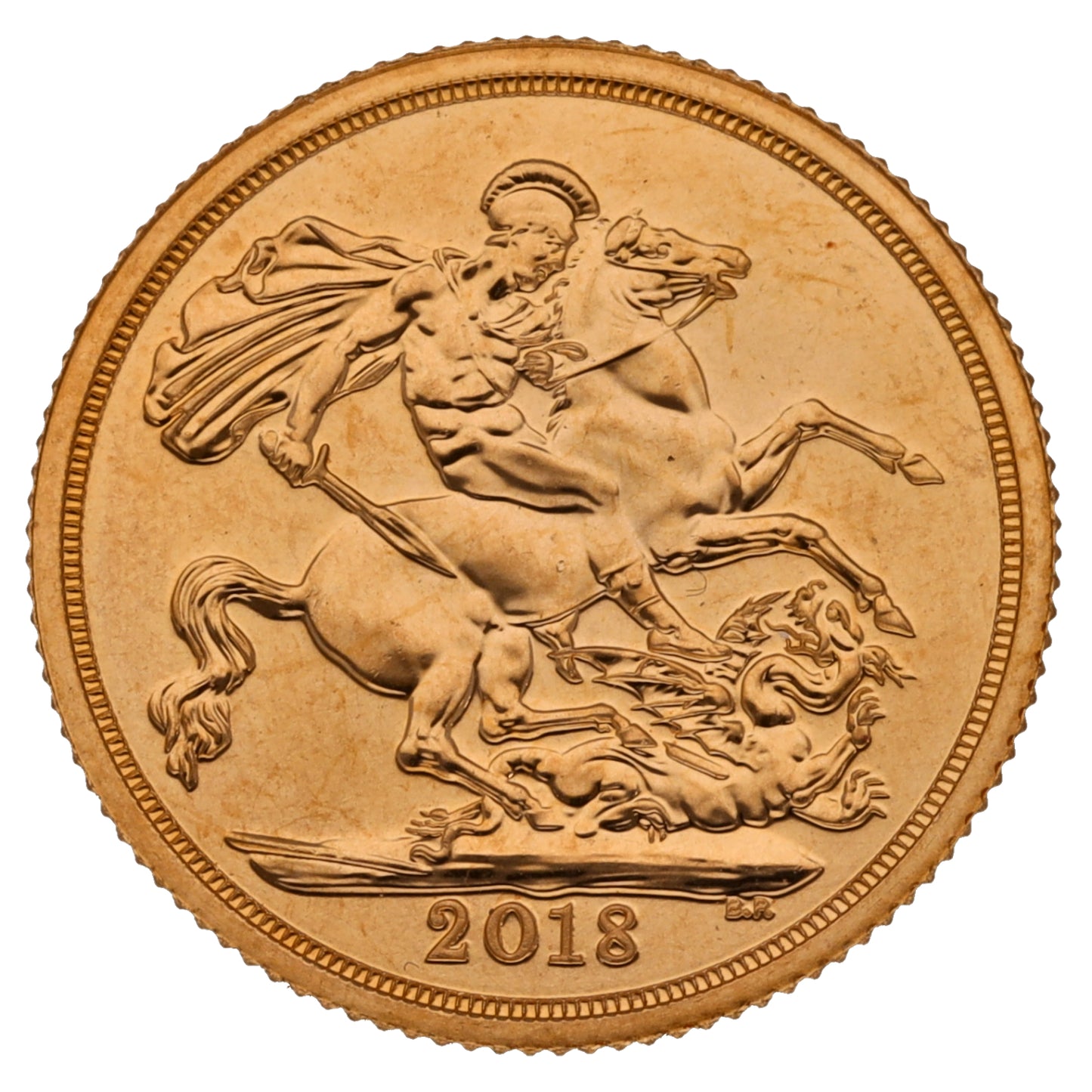 22ct Gold Queen Elizabeth II Full Sovereign Coin 2018