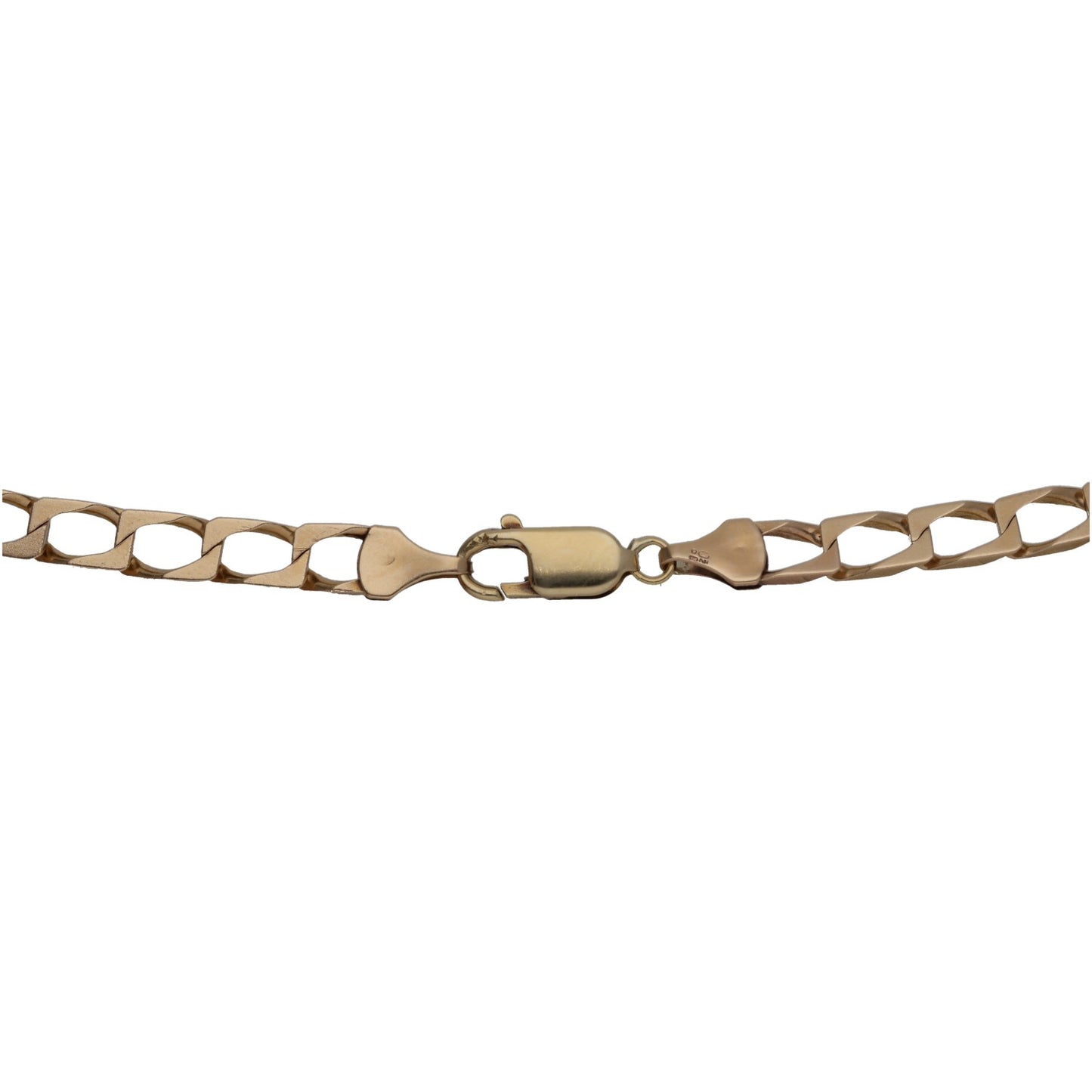 9ct Gold Curb Chain 22"