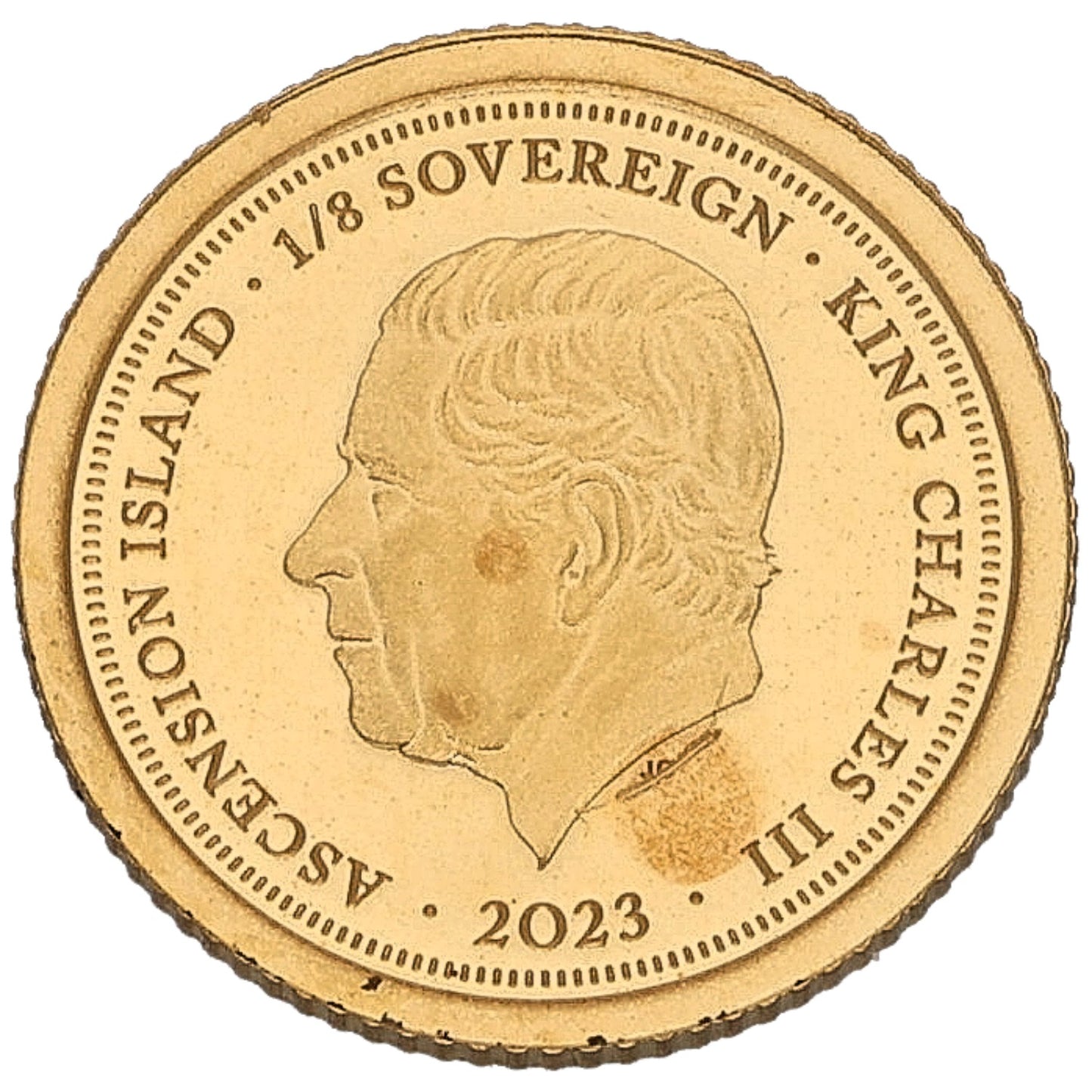 22ct Gold King Charles III Coronation Eighth Sovereign Coin 2023