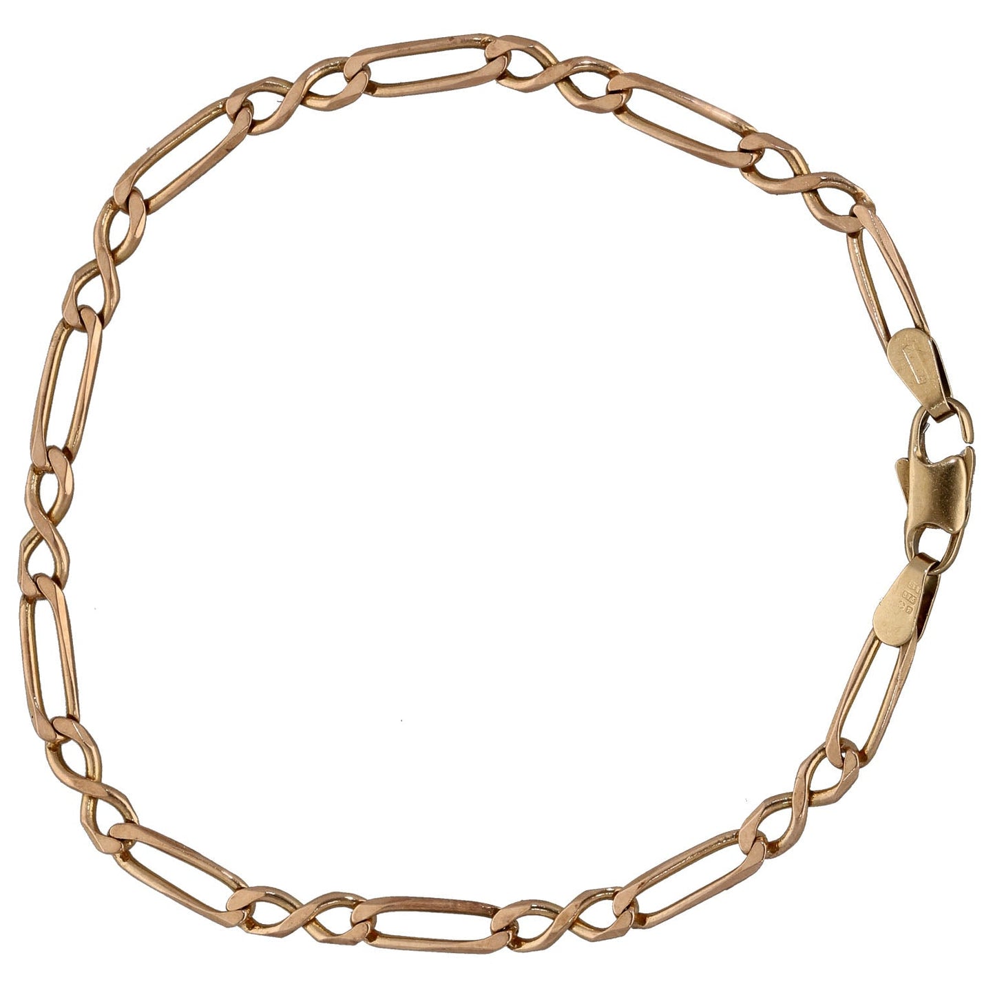 9ct Gold Figaro Bracelet