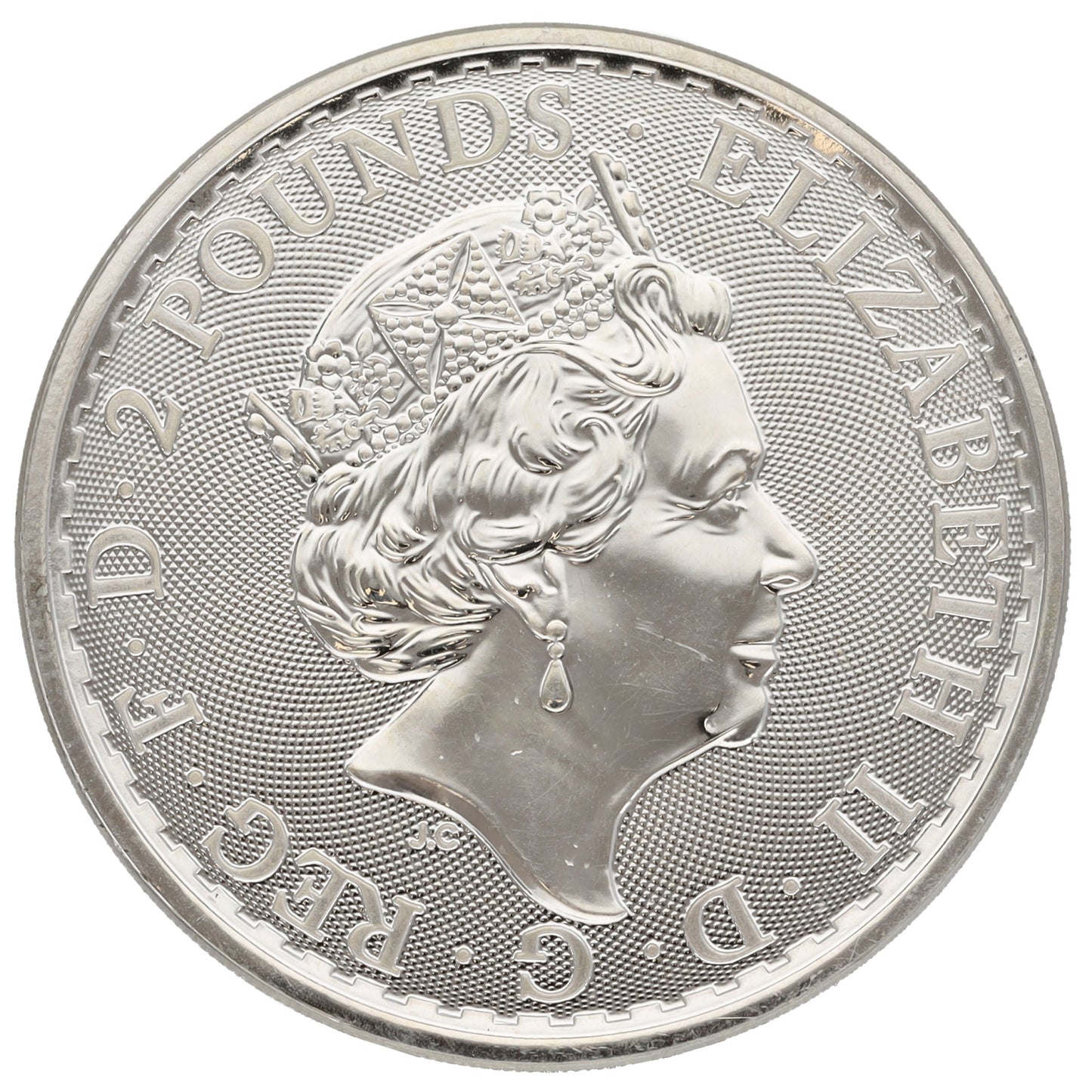 Fine Silver Queen Elizabeth II 1 OZ Britannia Coin 2021