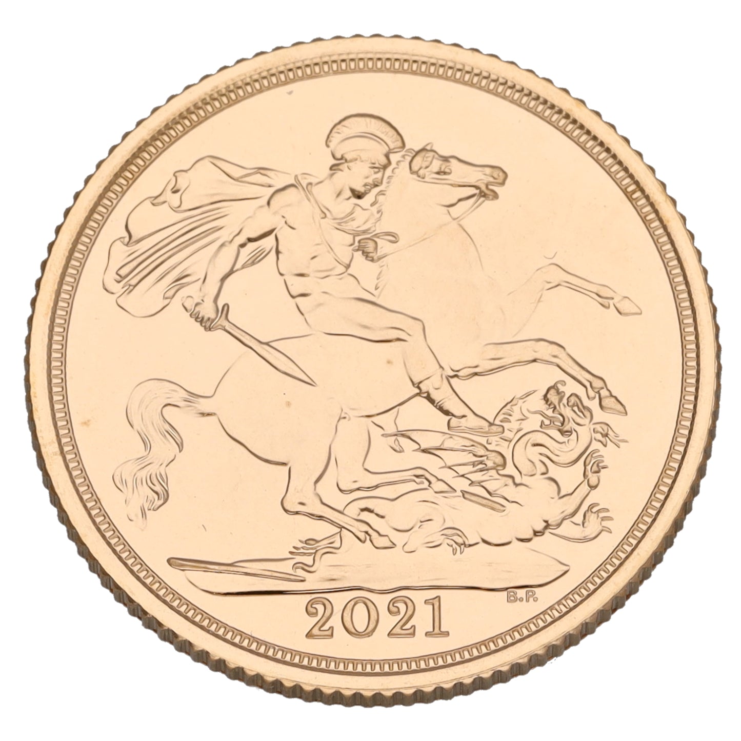 22ct Gold Queen Elizabeth II Full Sovereign Coin 2021