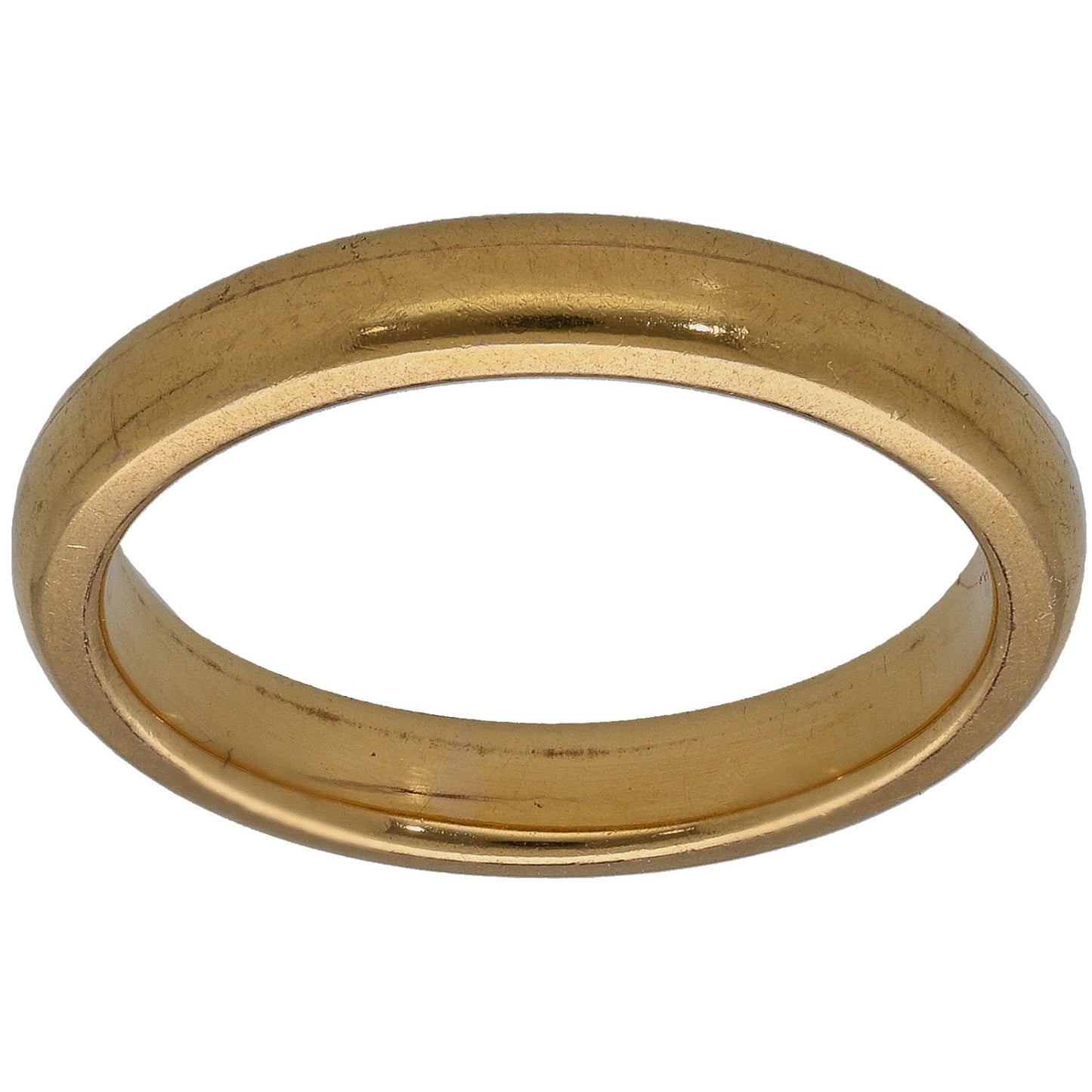 22ct Gold Plain Wedding Ring Size M