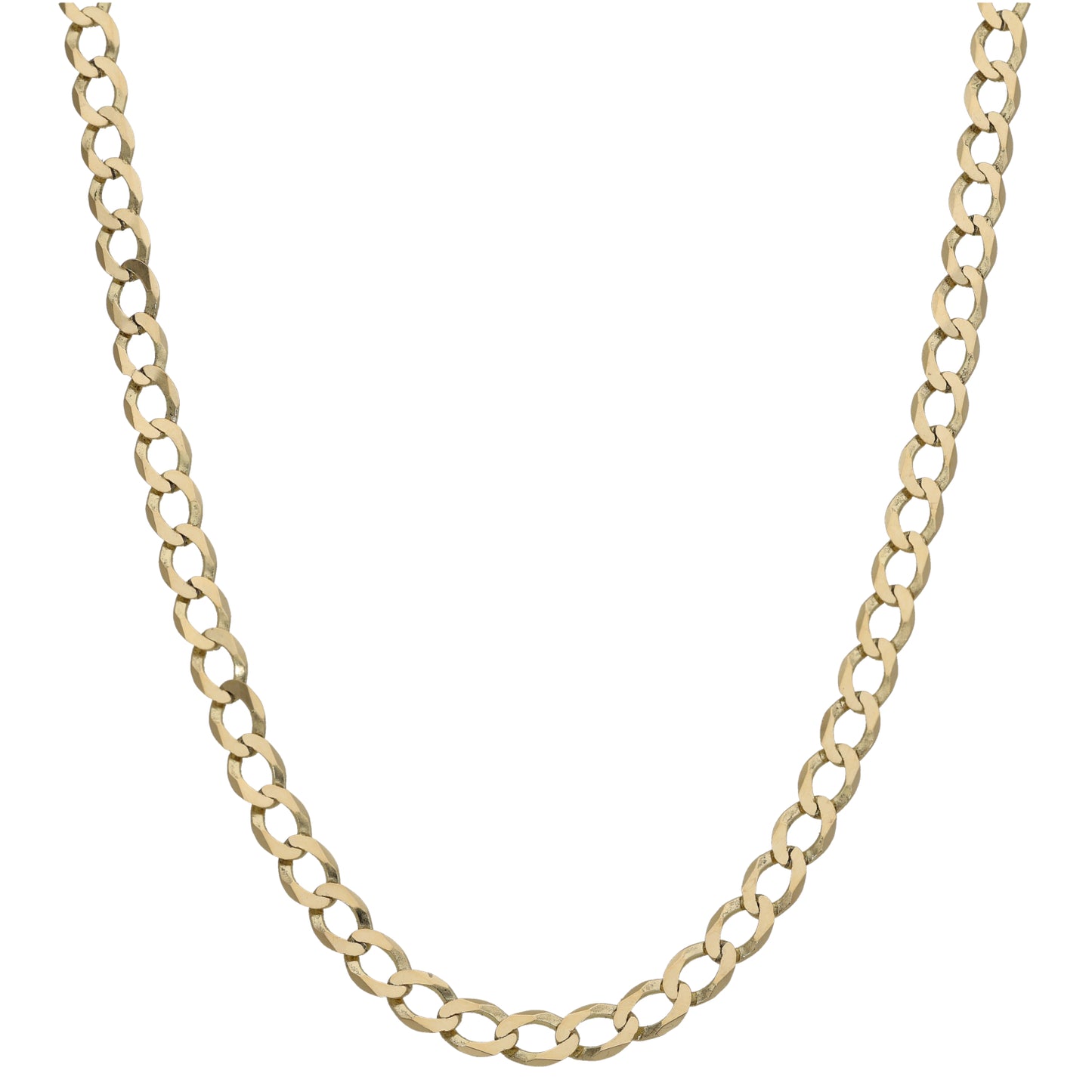 9ct Gold Curb Chain 20"