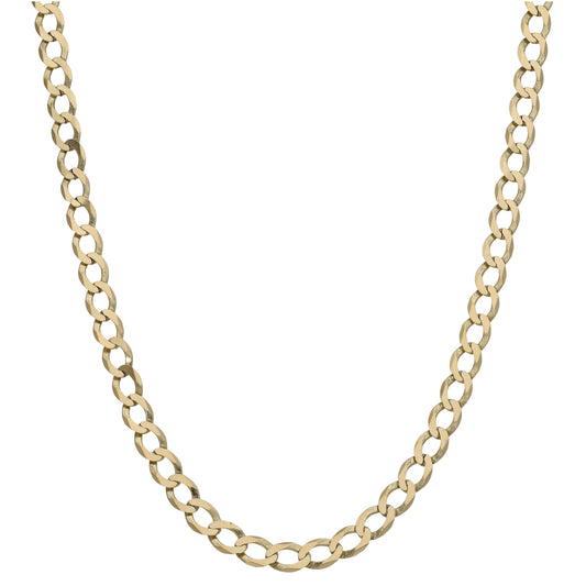 9ct Gold Curb Chain 20"