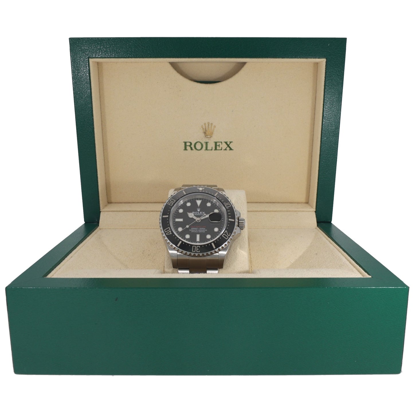 Rolex Sea Dweller 126600, Black Dial, Stainless Steel, Box Image