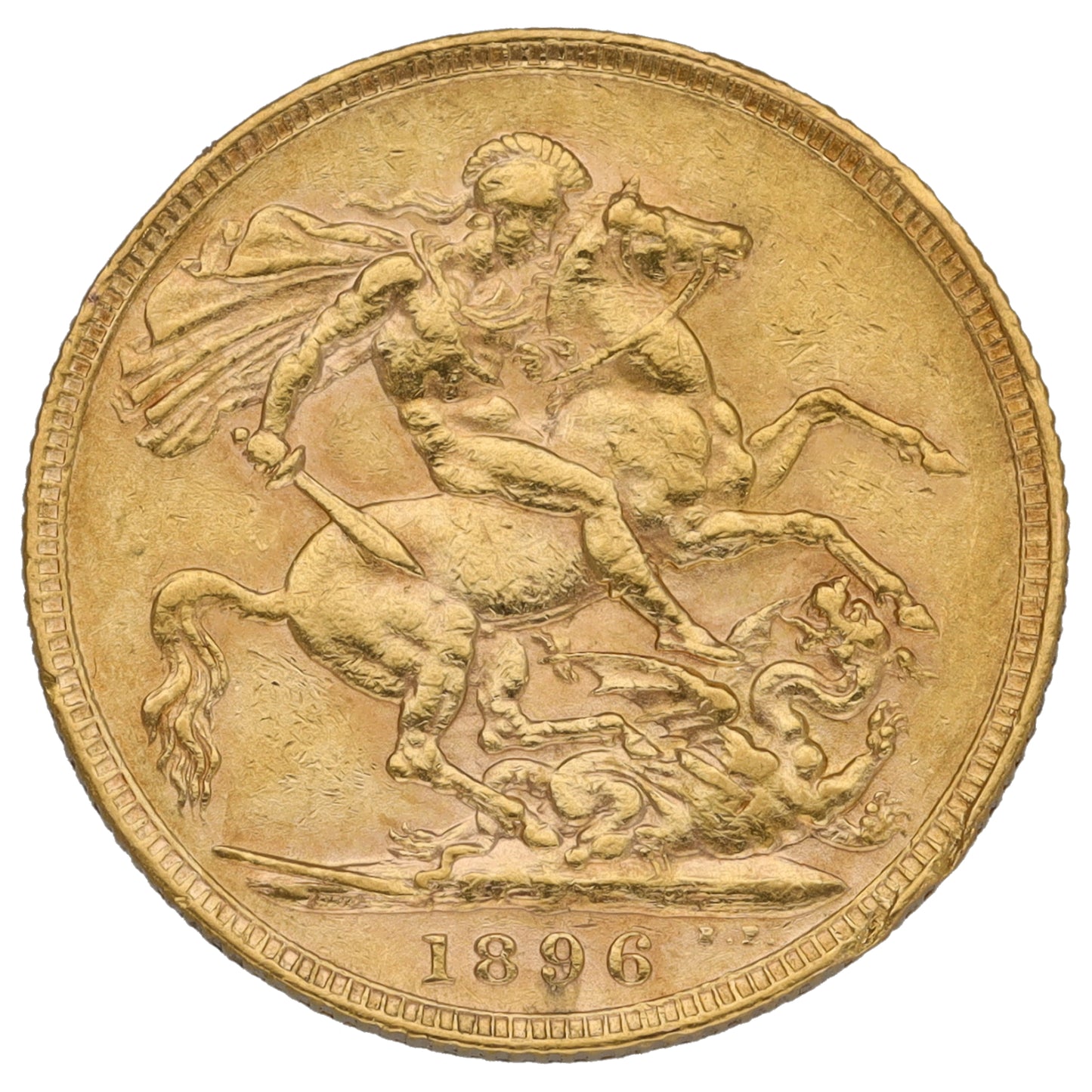 22ct Gold Queen Victoria Full Sovereign Coin 1896