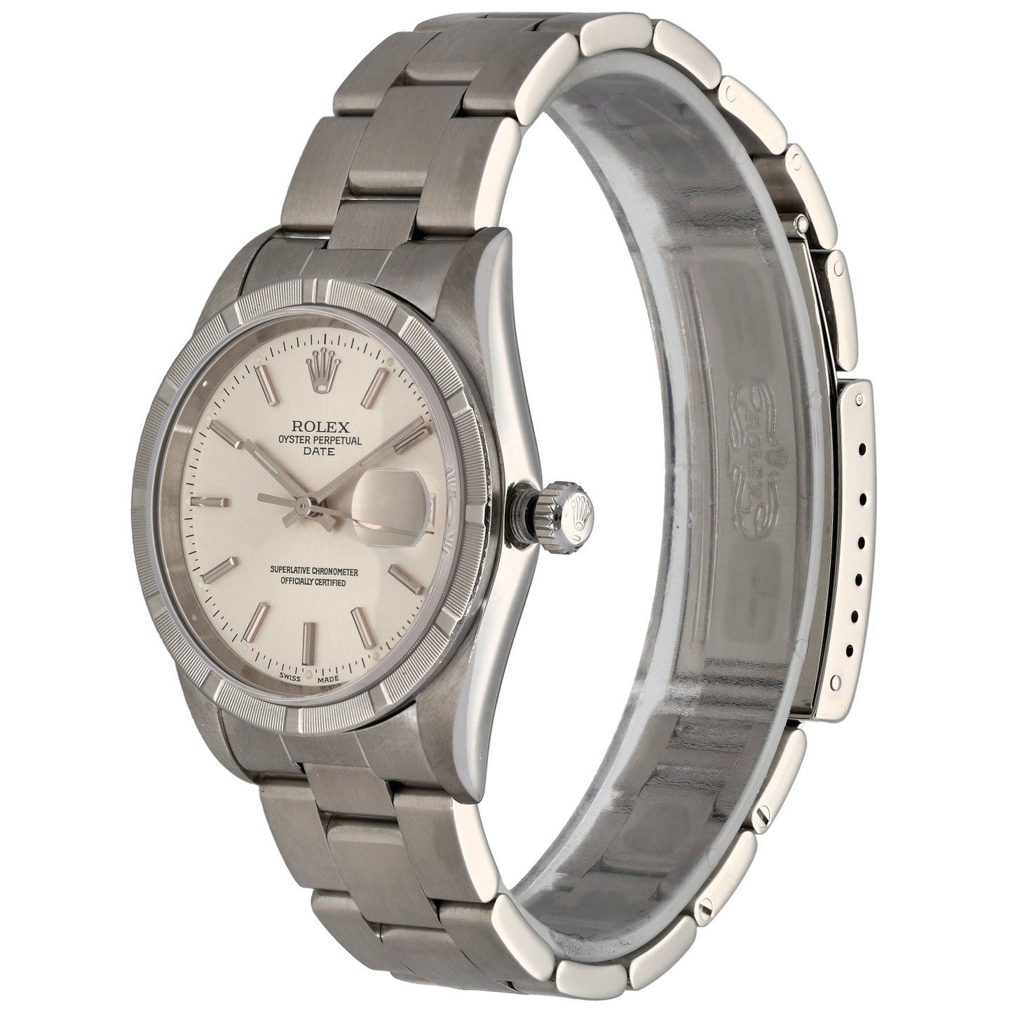 Rolex Date 15210 34mm Stainless Steel Watch