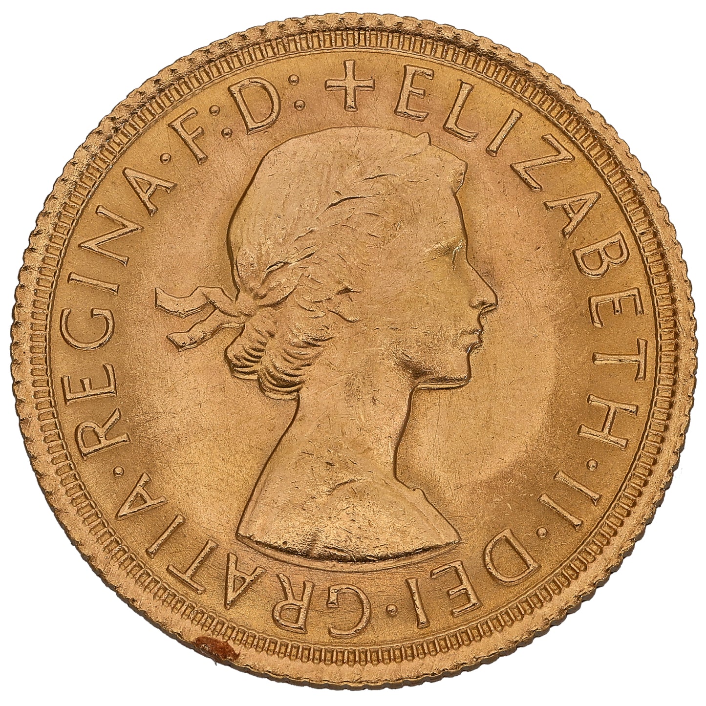 22ct Gold Queen Elizabeth II Full Sovereign Coin 1967