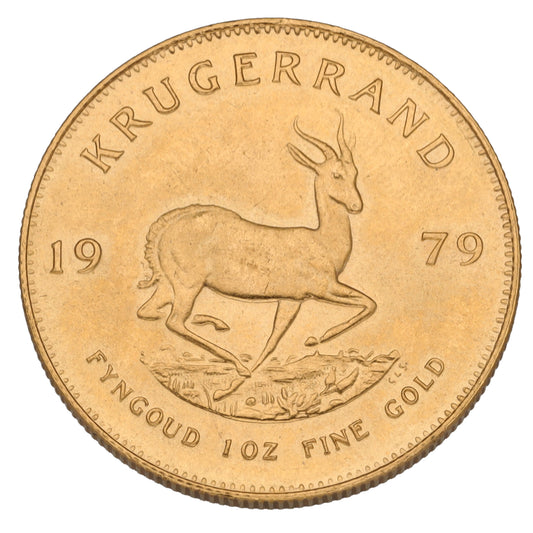 22ct Gold 1 OZ Krugerrand Coin 1979