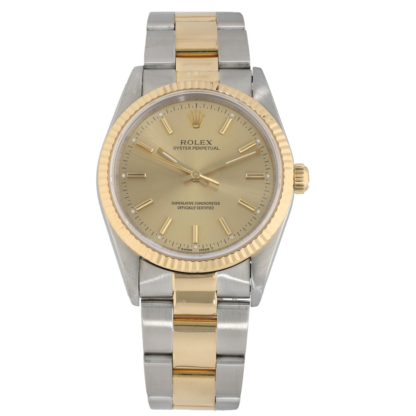 Rolex Oyster Perpetual 14233 34mm Bi-Colour Watch