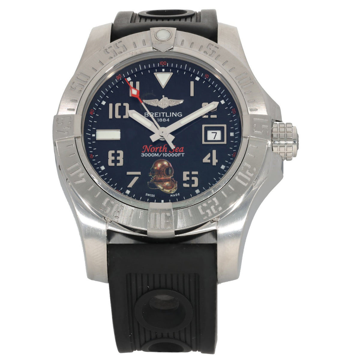 Breitling Avenger II Seawolf A17331 45mm Stainless Steel Watch