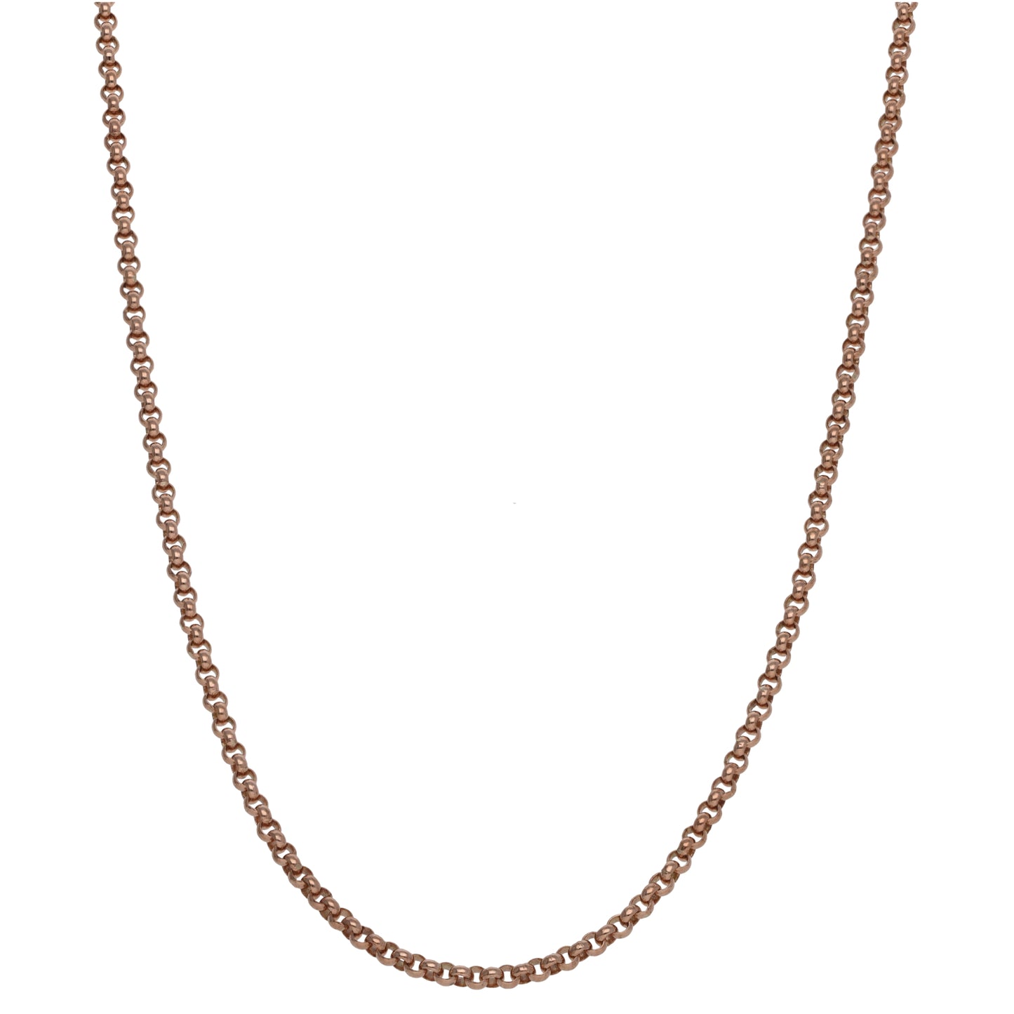 9ct Rose Gold Belcher Chain 24"