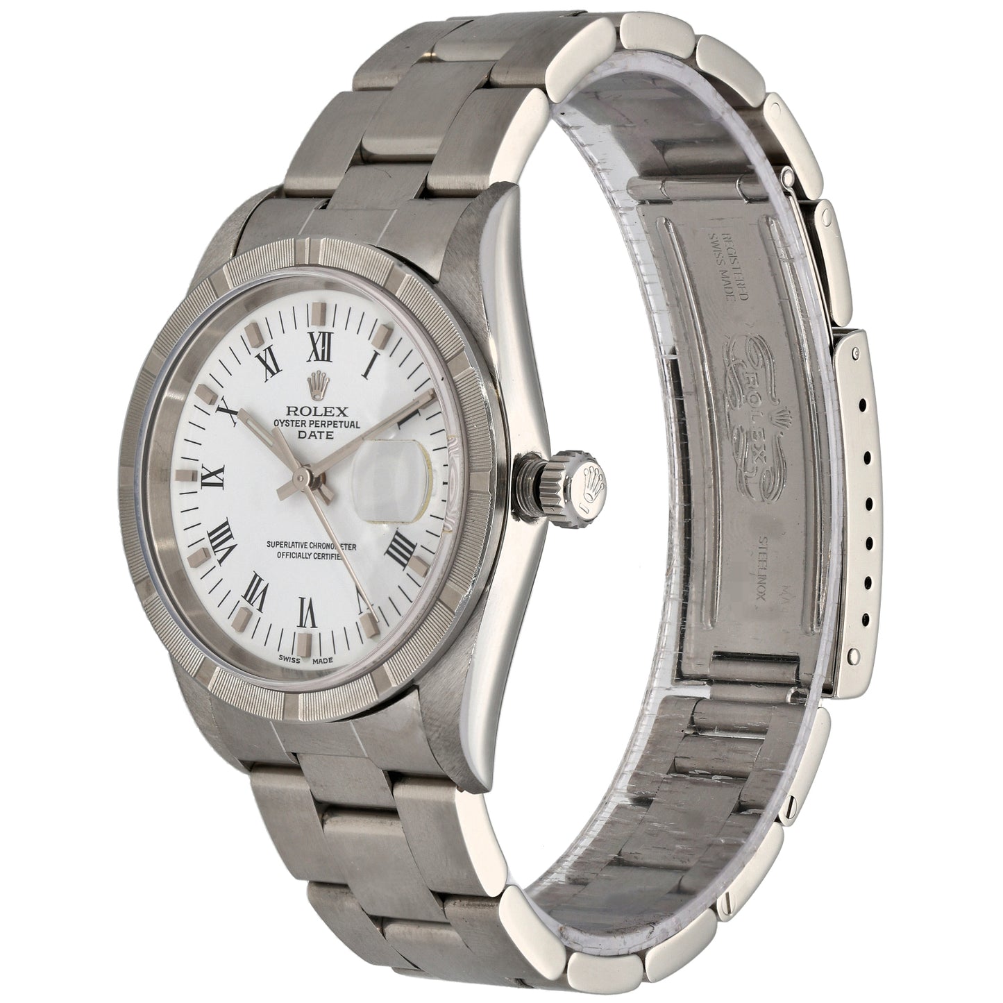 Rolex Date 15210 34mm Stainless Steel Watch