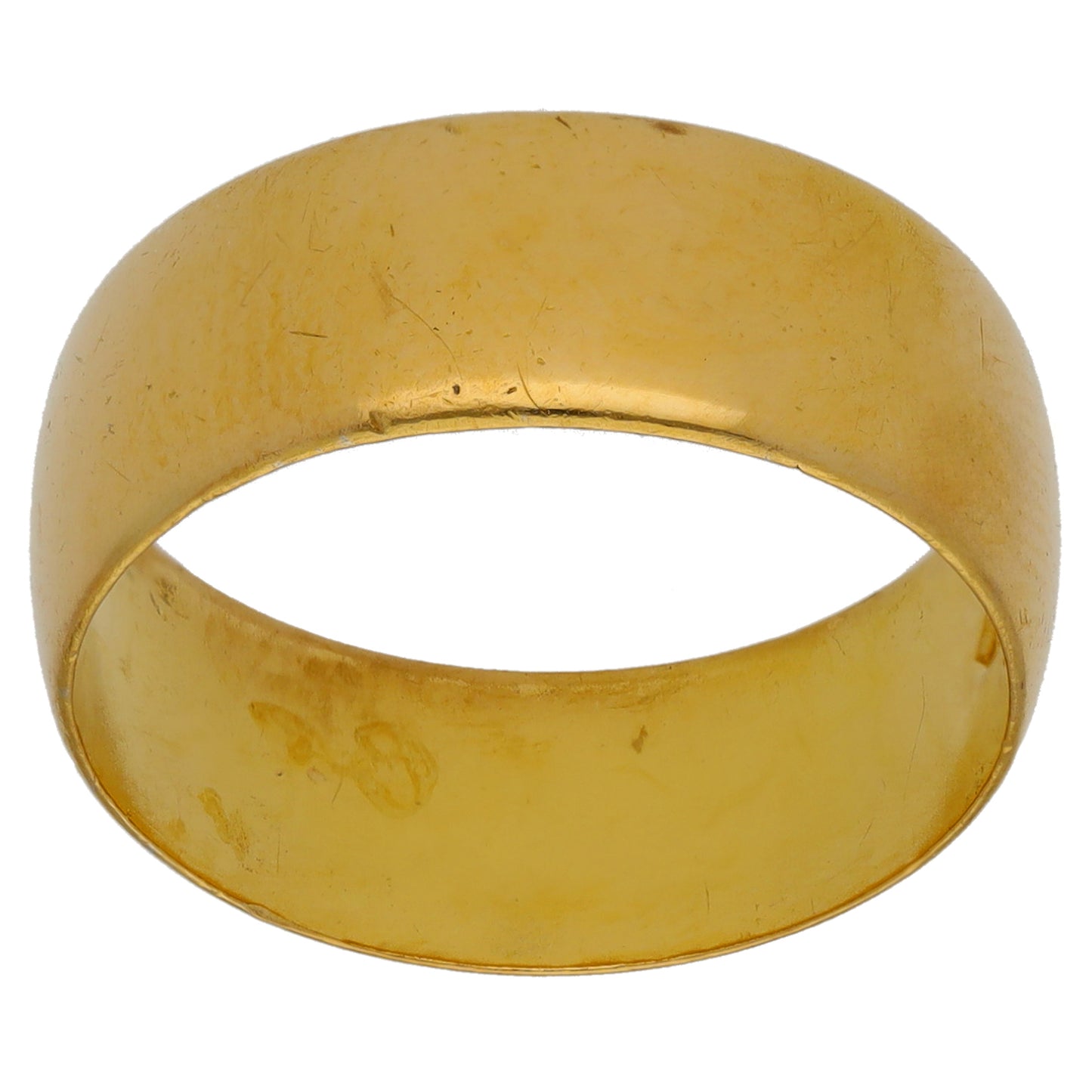 22ct Gold Plain Wedding Ring Size P