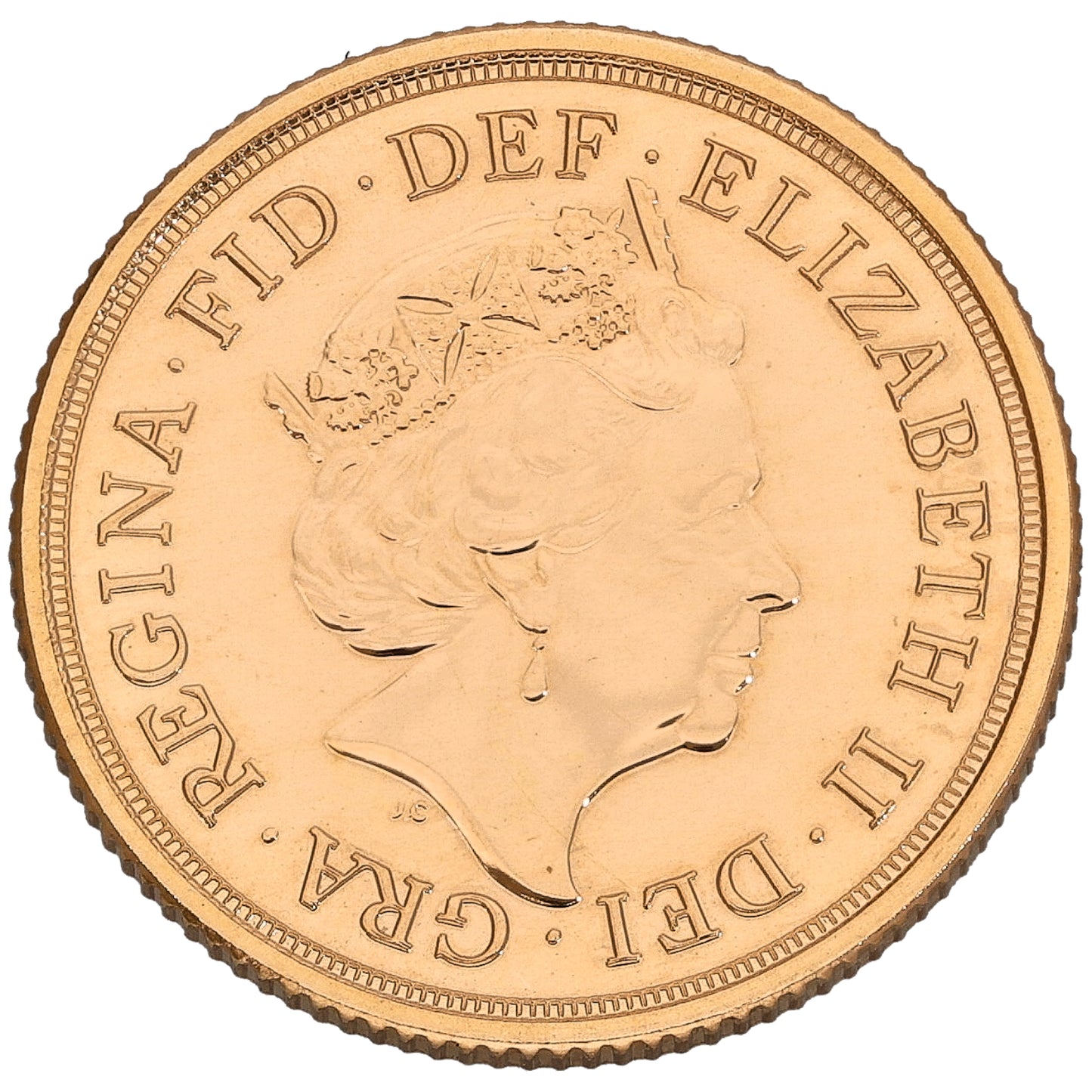 22ct Gold Queen Elizabeth II Full Sovereign Coin 2022