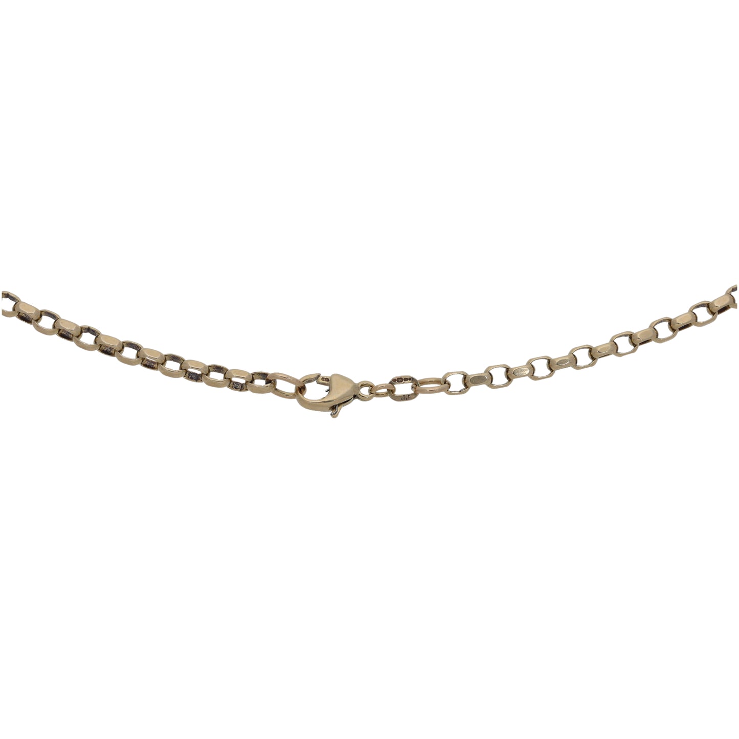 9ct Gold Belcher Chain 22"