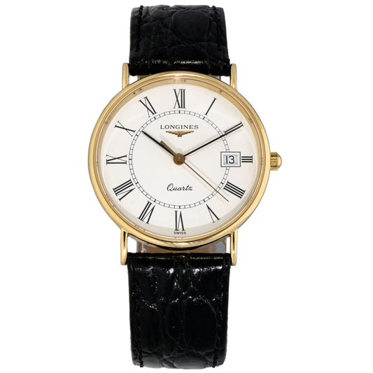 Longines Presence L7.999.6 32mm Gold Watch