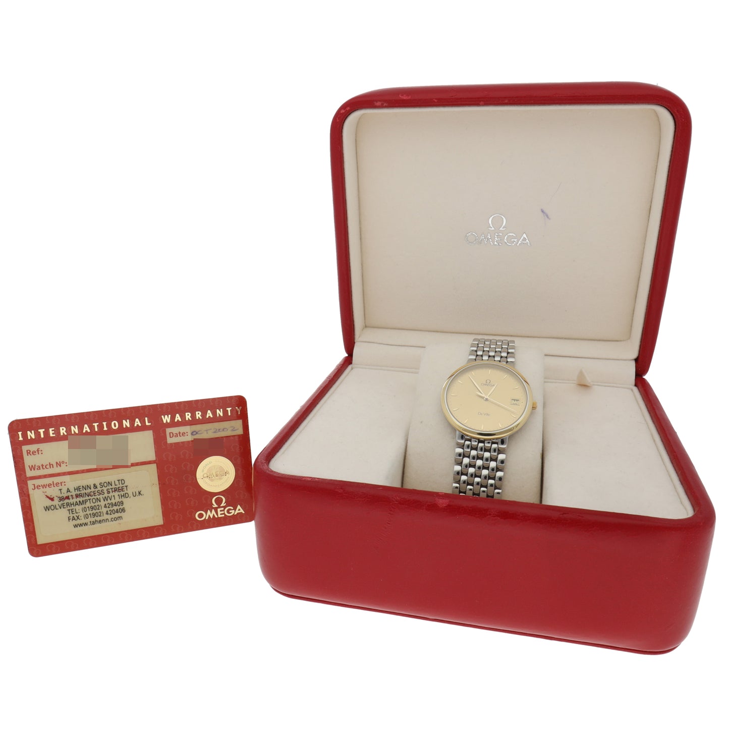 Omega De Ville 7227.11.00 35mm Bi-Colour Watch