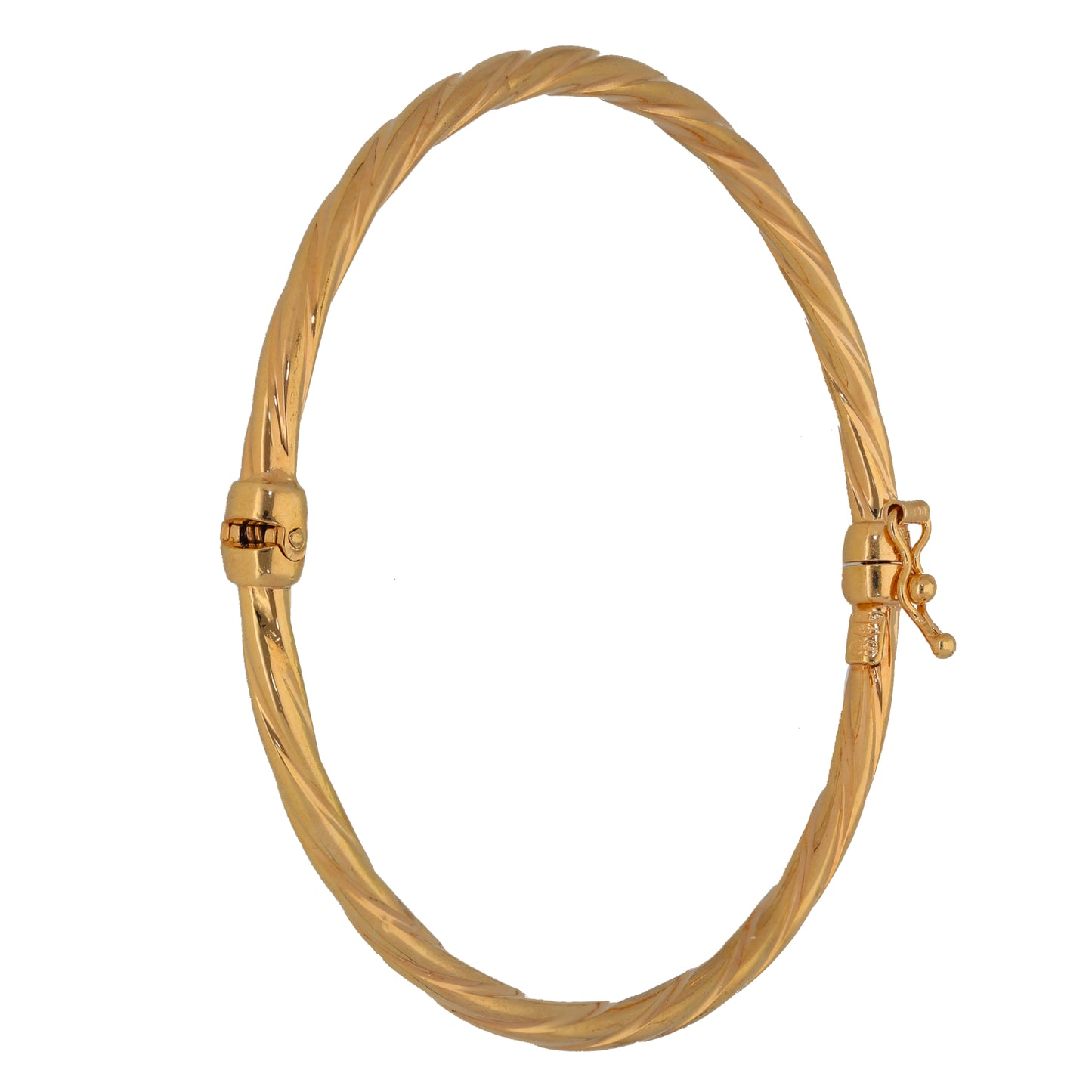 9ct Gold Hinged/Clasp Bangle