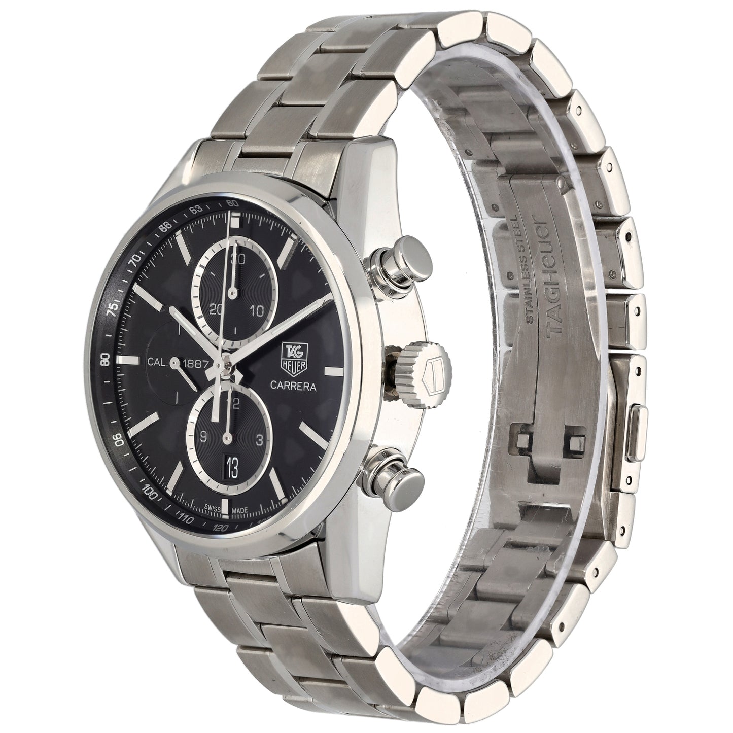 Tag Heuer Carrera CAR2110-2 41mm Stainless Steel Watch