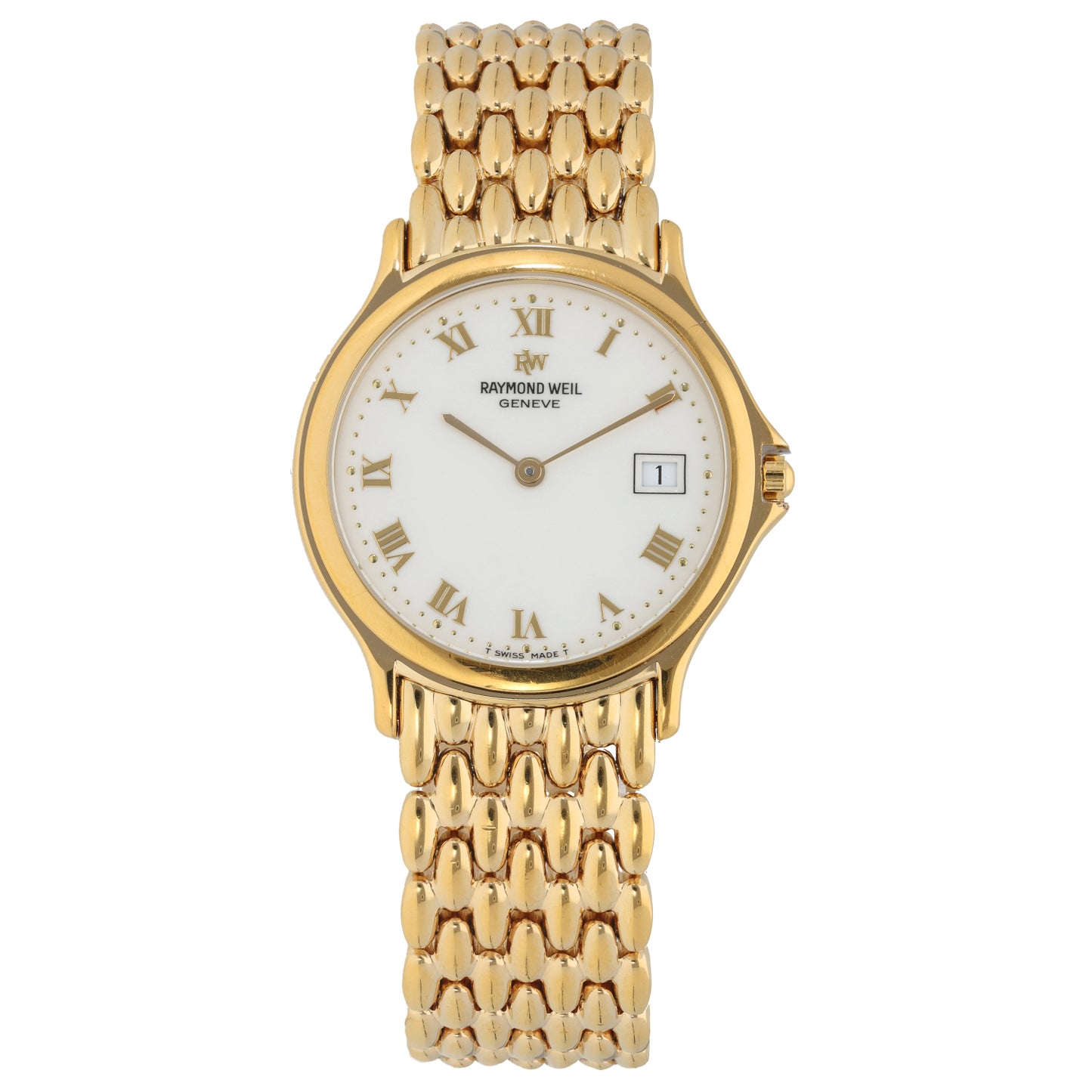 Raymond Weil Chorus 5568 33mm Gold Plated Watch