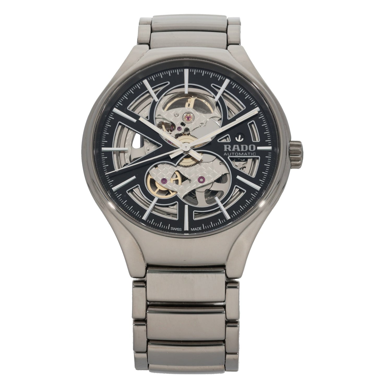 Rado True Skeleton 734.0510.3, skeleton dial on ceramic case and bracelet