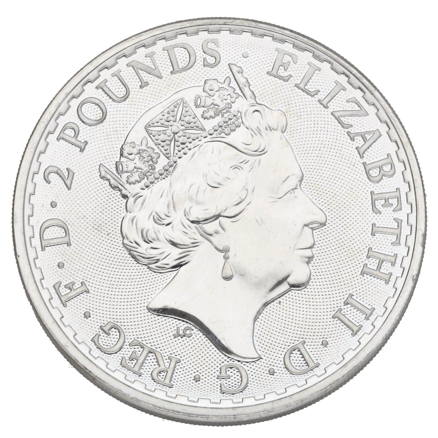 Fine Silver Queen Elizabeth II 1 OZ Britannia Coin 2021