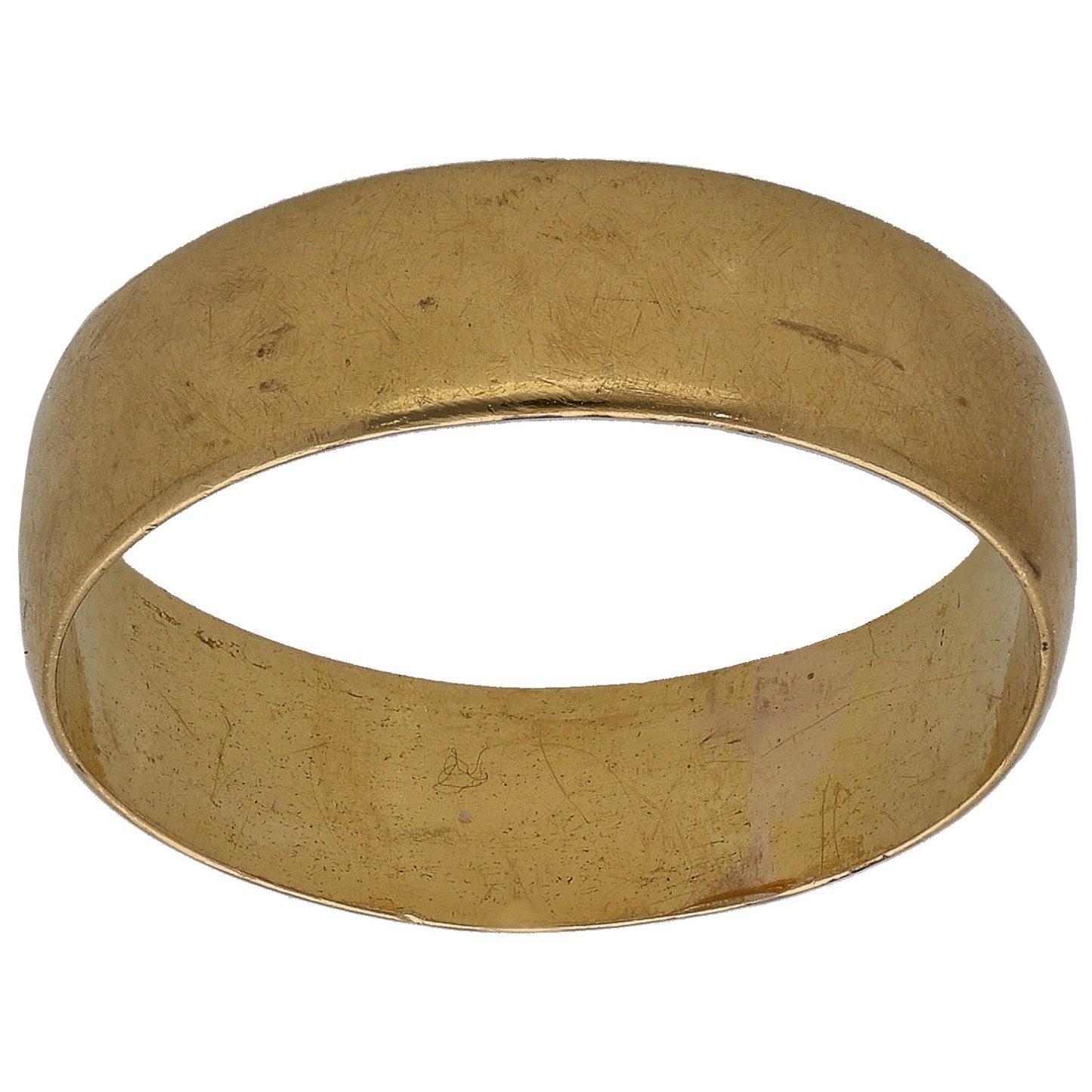 22ct Gold Plain Wedding Ring Size O