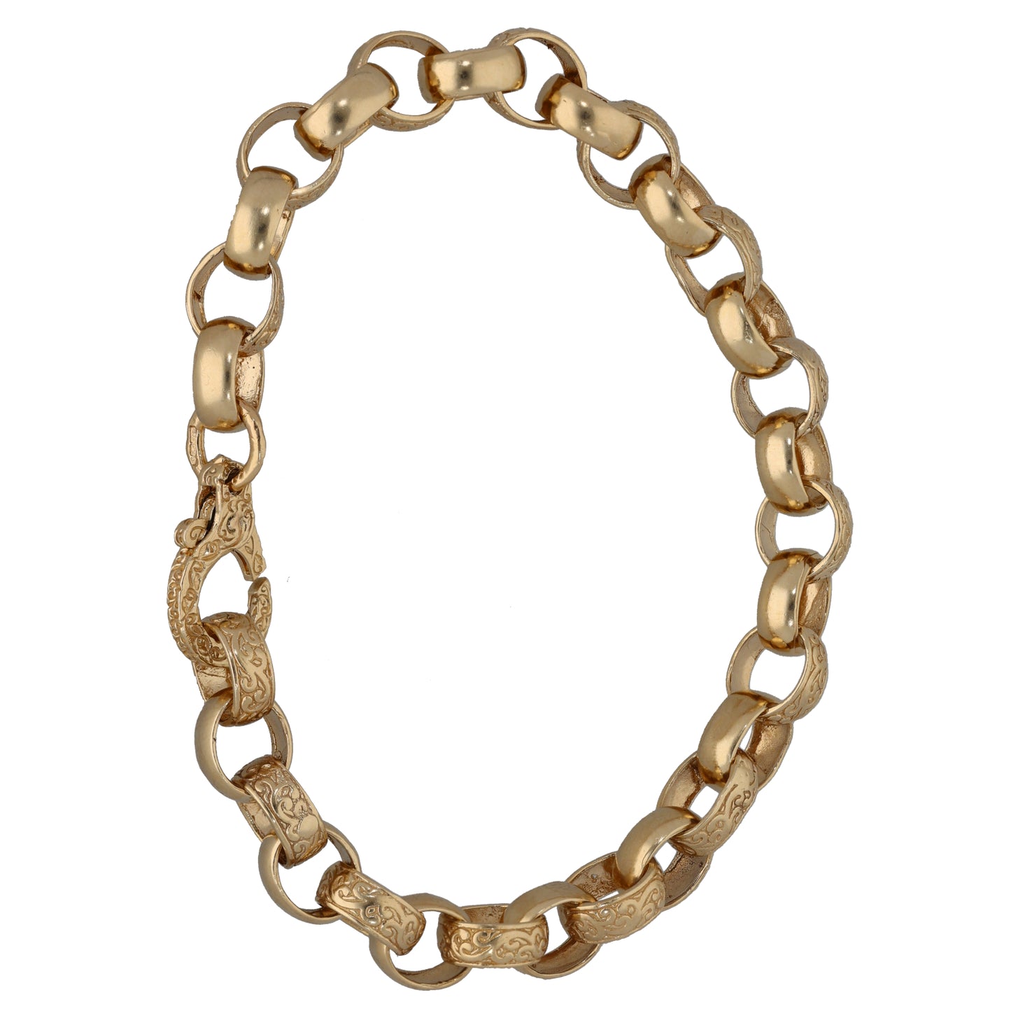9ct Gold Belcher Bracelet