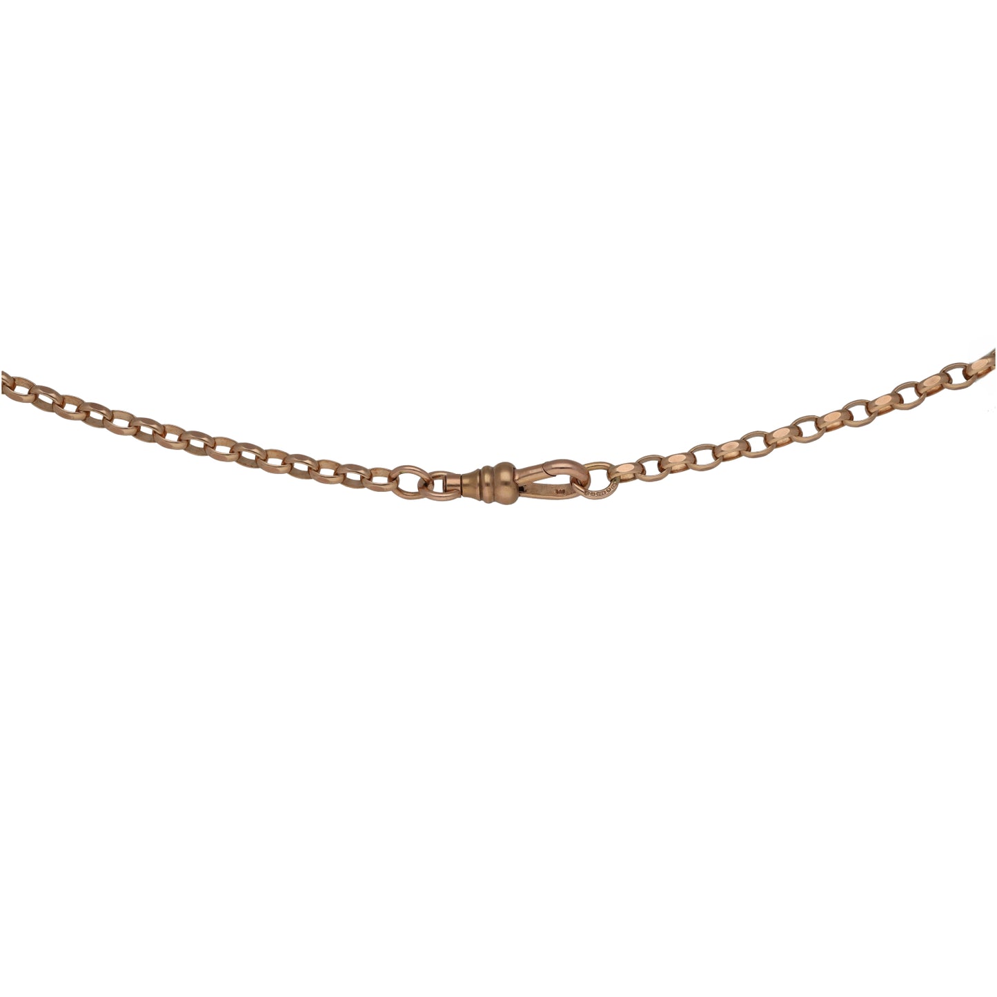 9ct Rose Gold Alternative Pendant With Chain