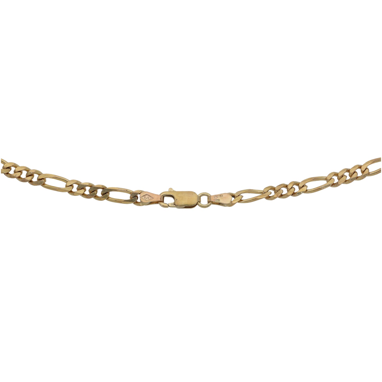 9ct Gold Figaro Chain 18"