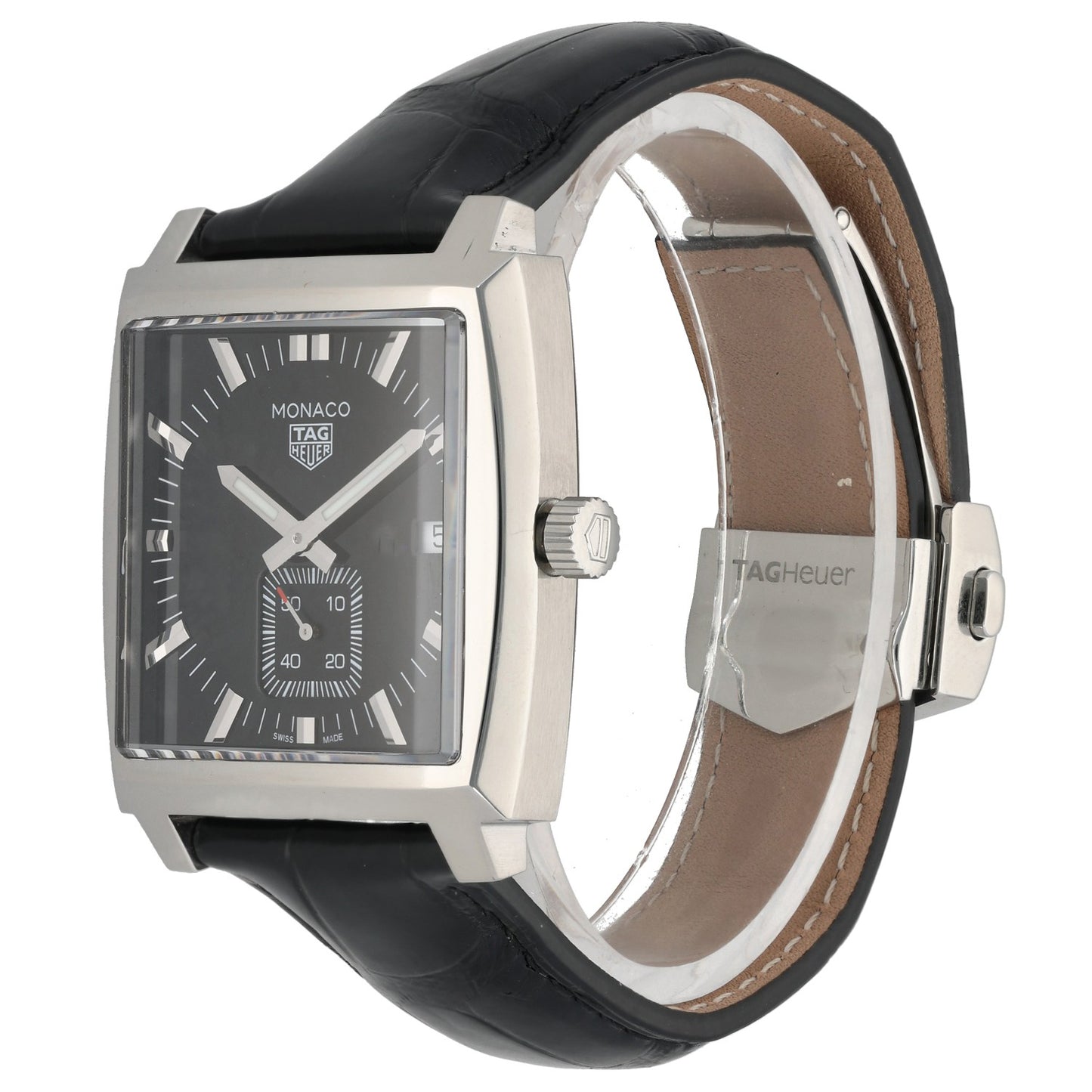 Tag Heuer Monaco WAW131A 37mm Stainless Steel Watch