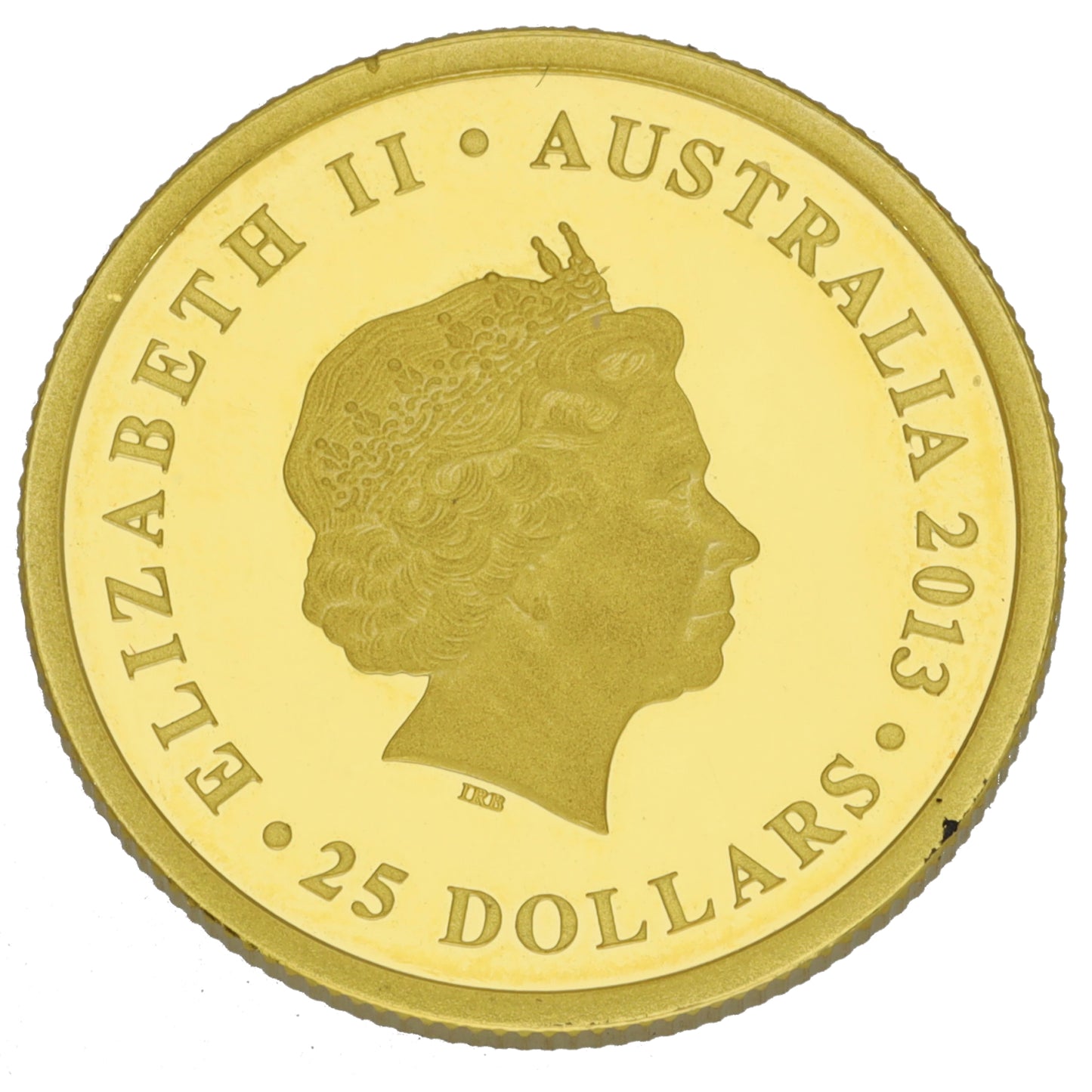 22ct Gold Queen Elizabeth II Australia Full Sovereign Coin 2013