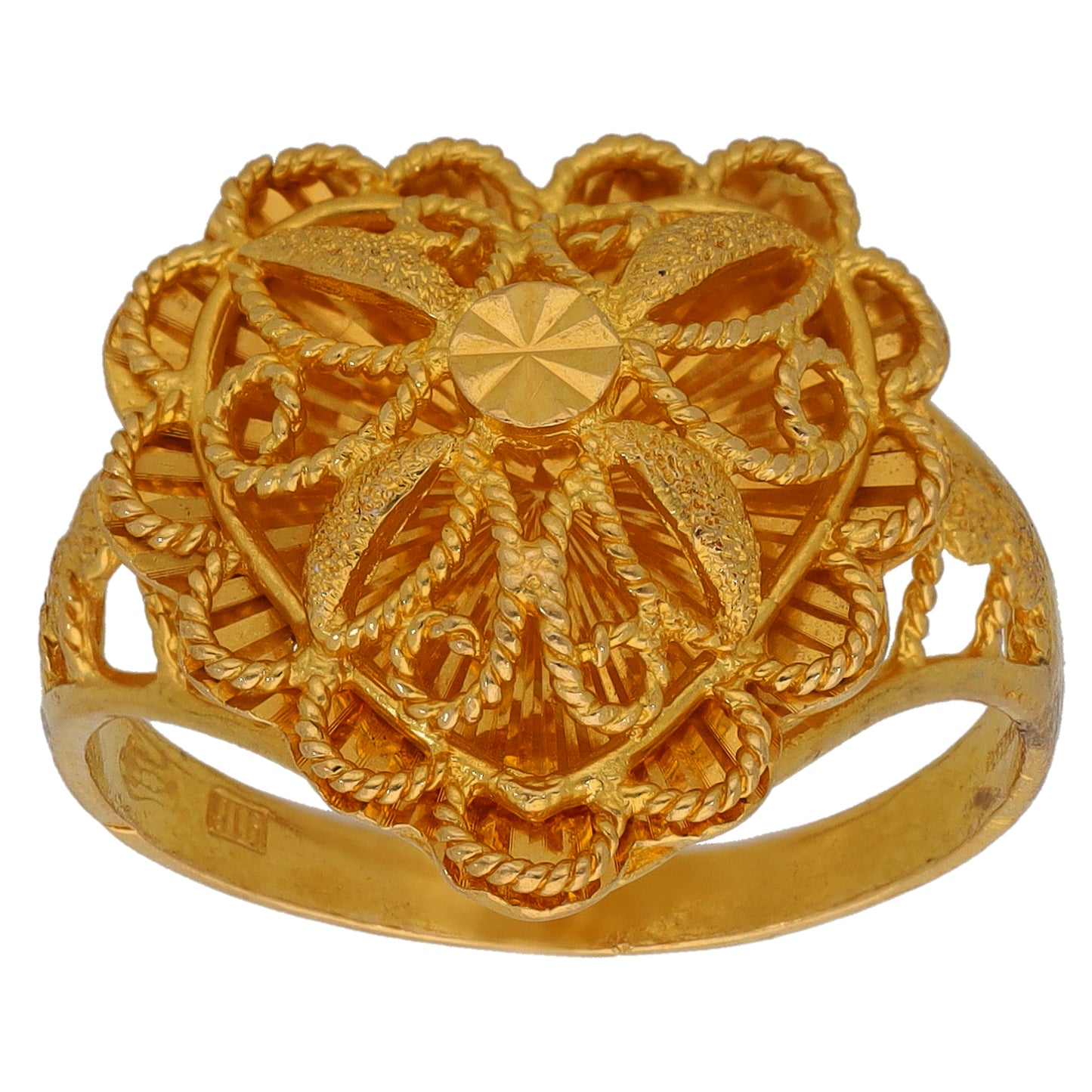 22ct Gold Alternative Ring Size R