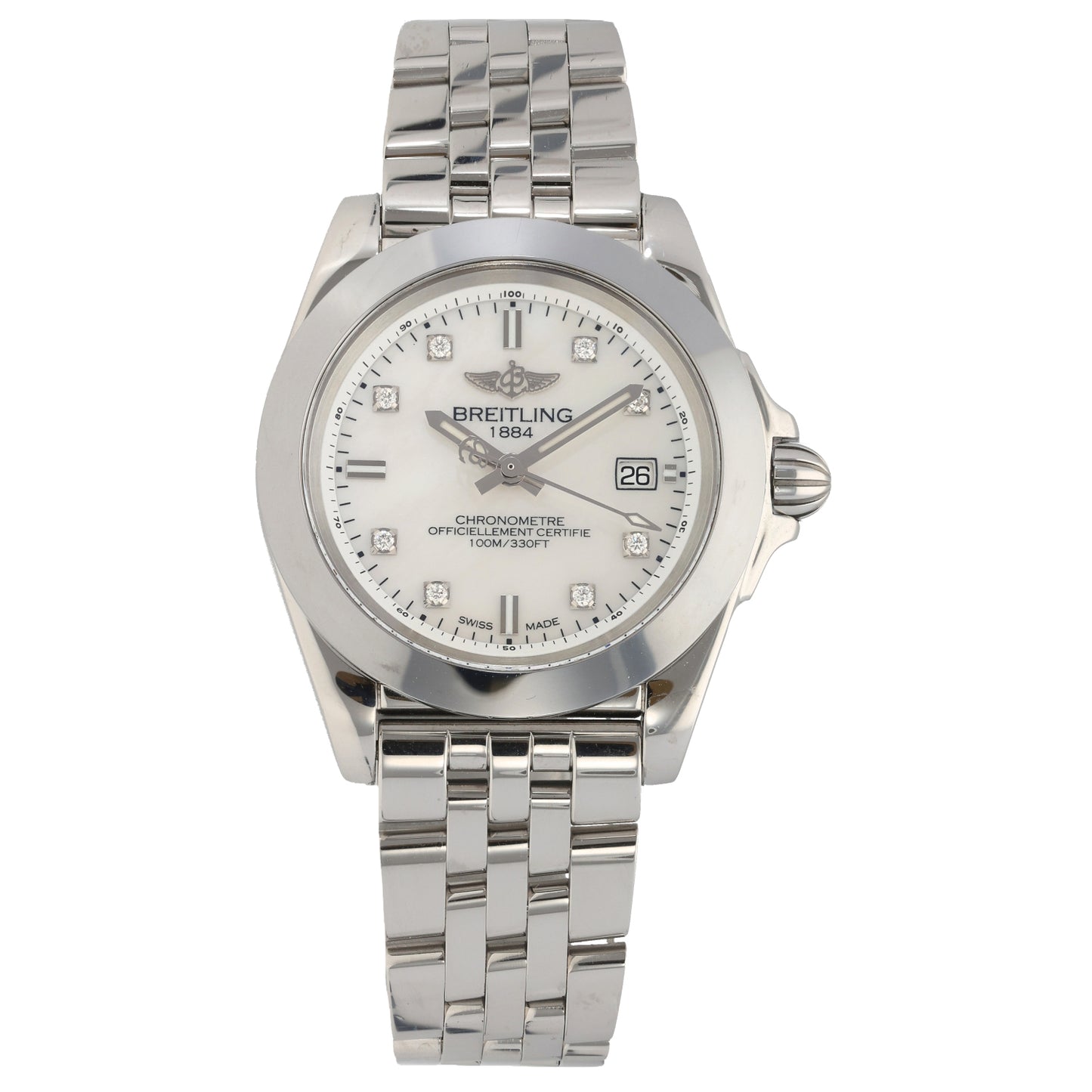 Breitling Galactic W71330 32mm Stainless Steel Watch