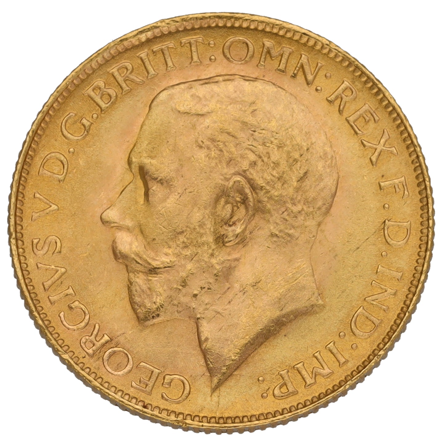 22ct Gold King George V Full Sovereign Coin 1928