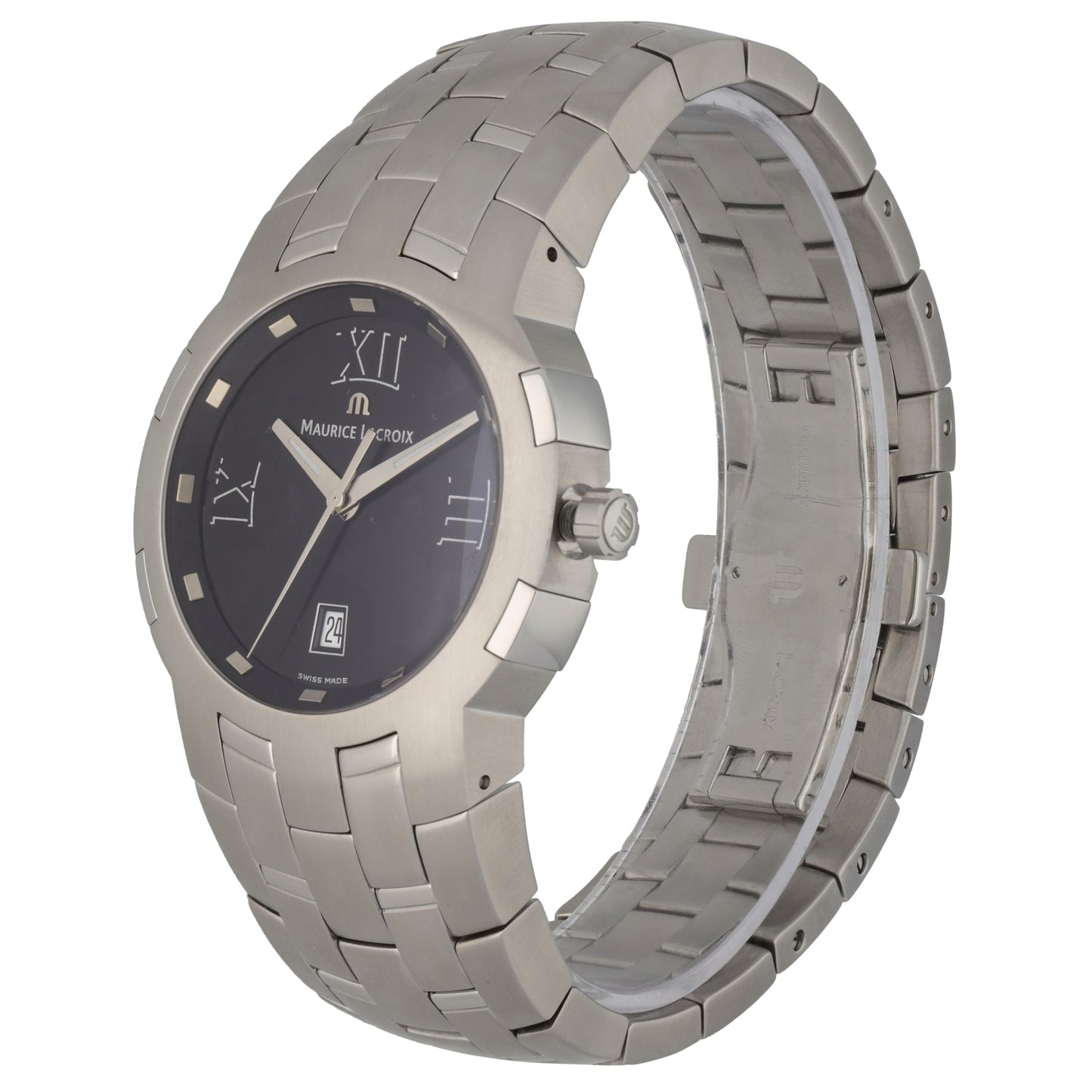 Maurice Lacroix Milestone MS1017 42mm Stainless Steel Watch