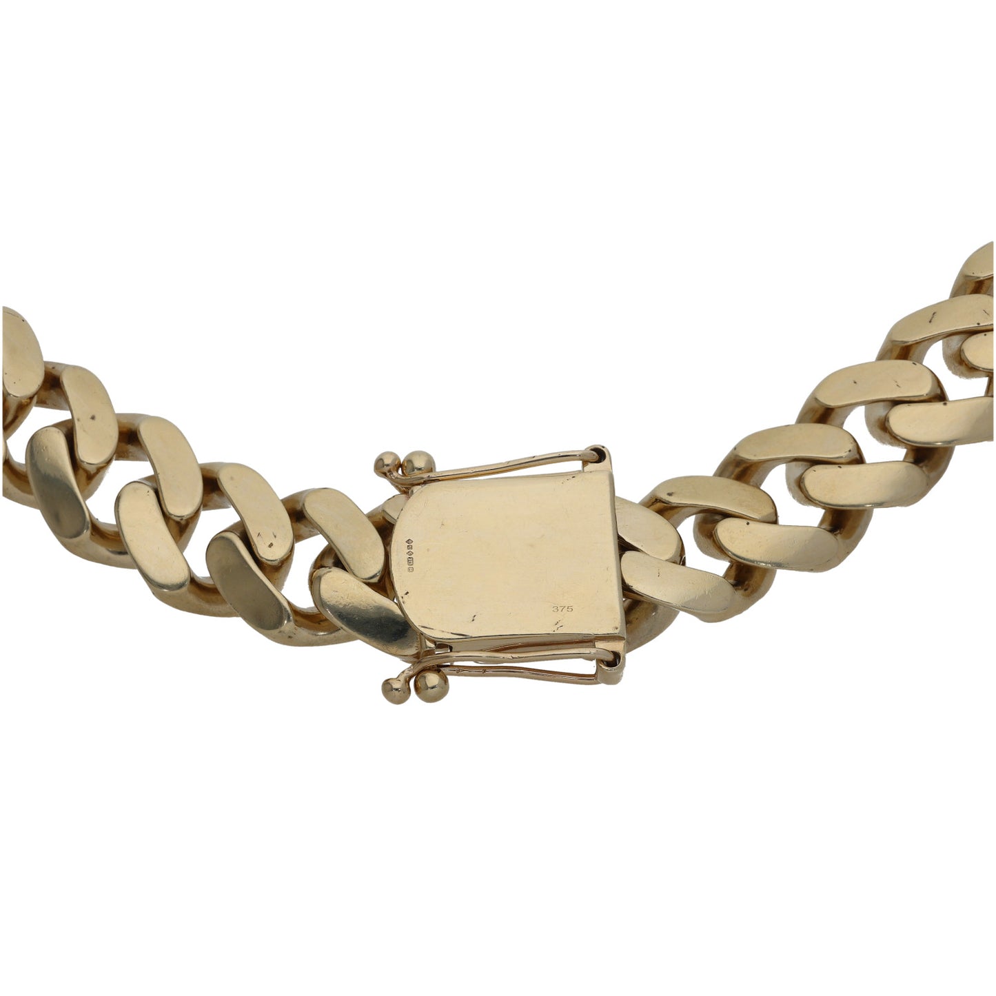 9ct Gold Curb Chain 28"