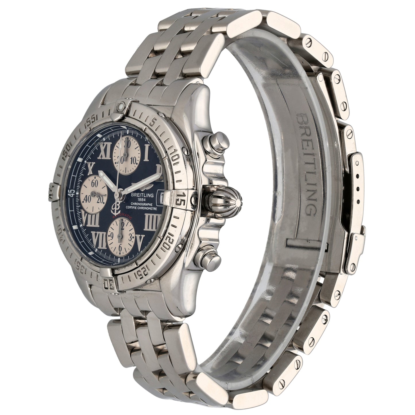 Breitling Cockpit A13358 39mm Stainless Steel Watch
