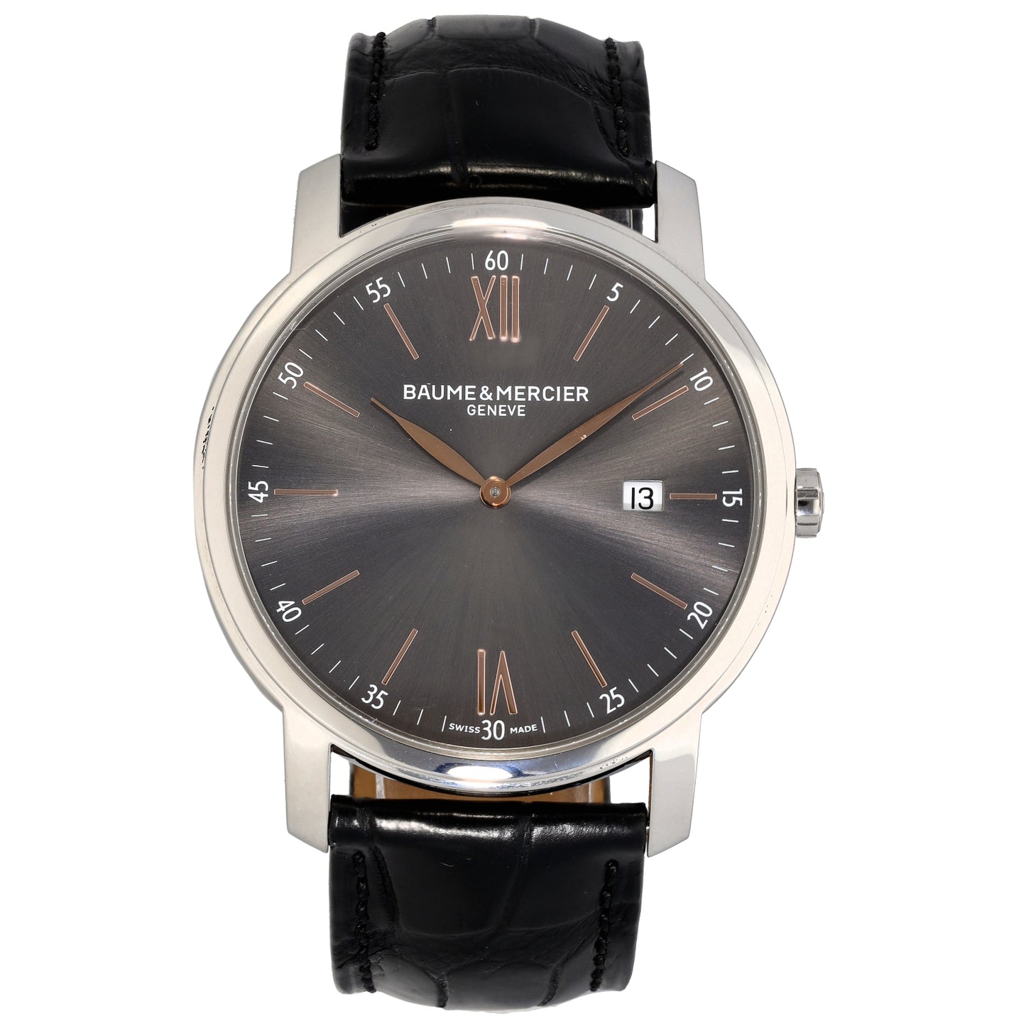 Baume Et Mercier Classima 65493 42mm Stainless Steel Watch