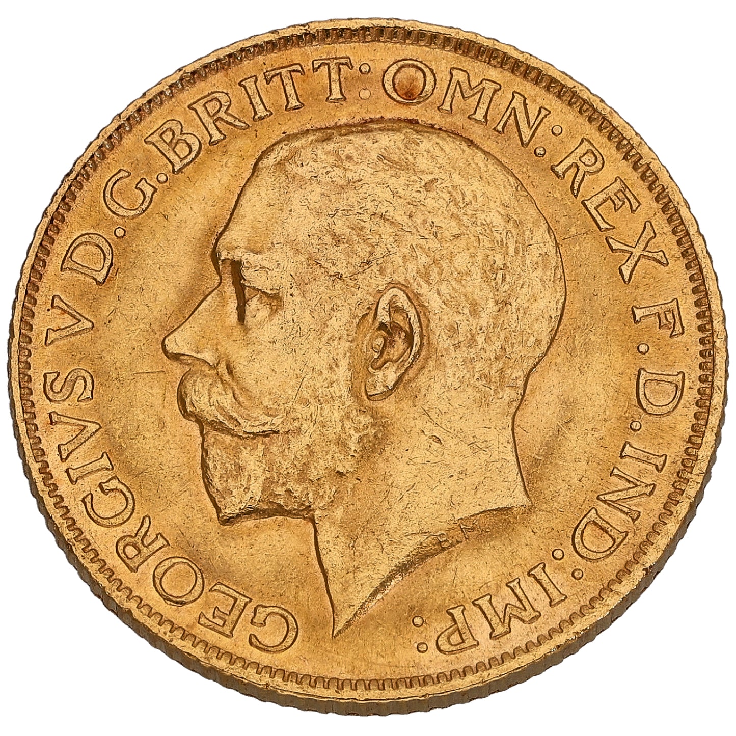 22ct Gold King George V Full Sovereign Coin 1911