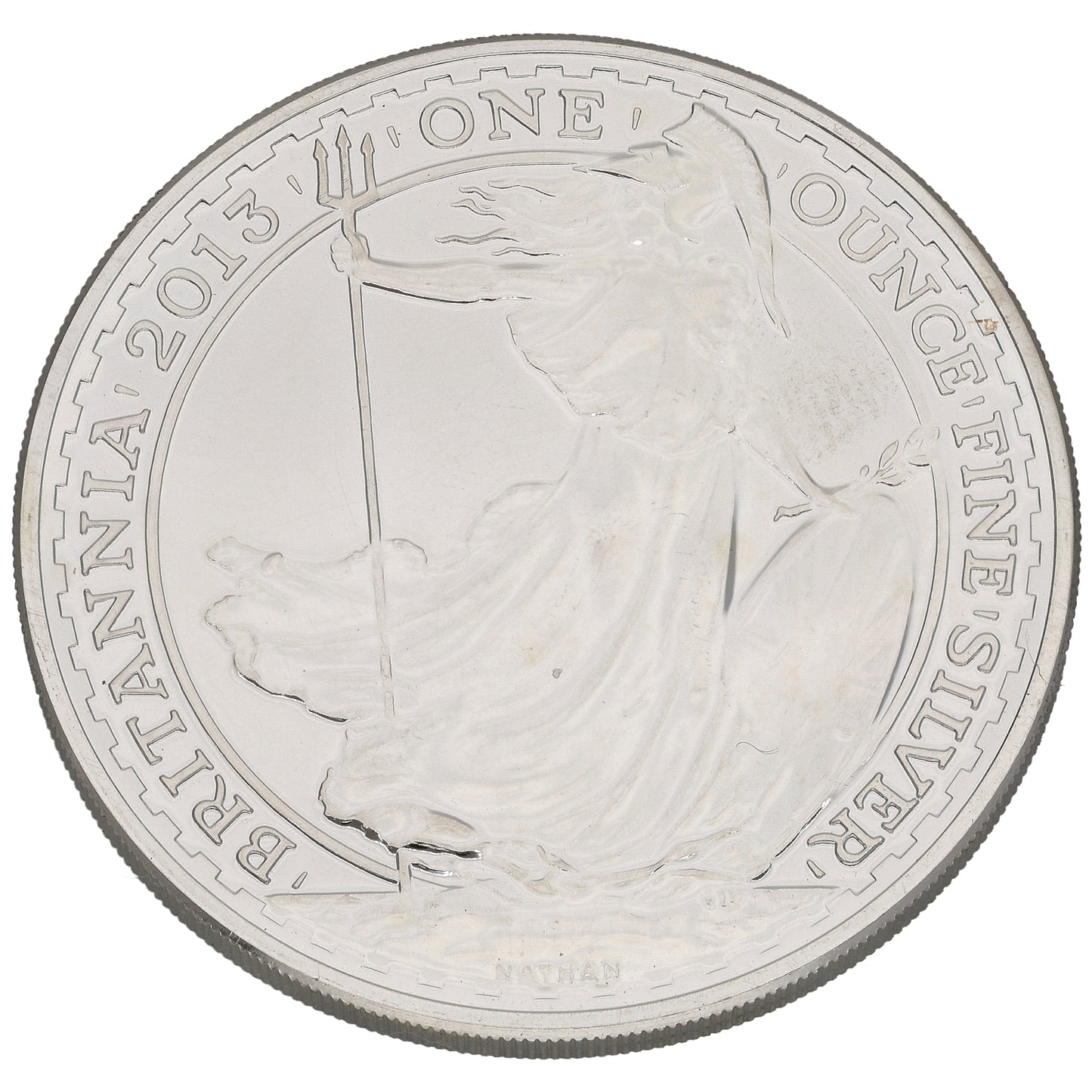 Fine Silver Queen Elizabeth II 1 OZ Britannia Coin 2013