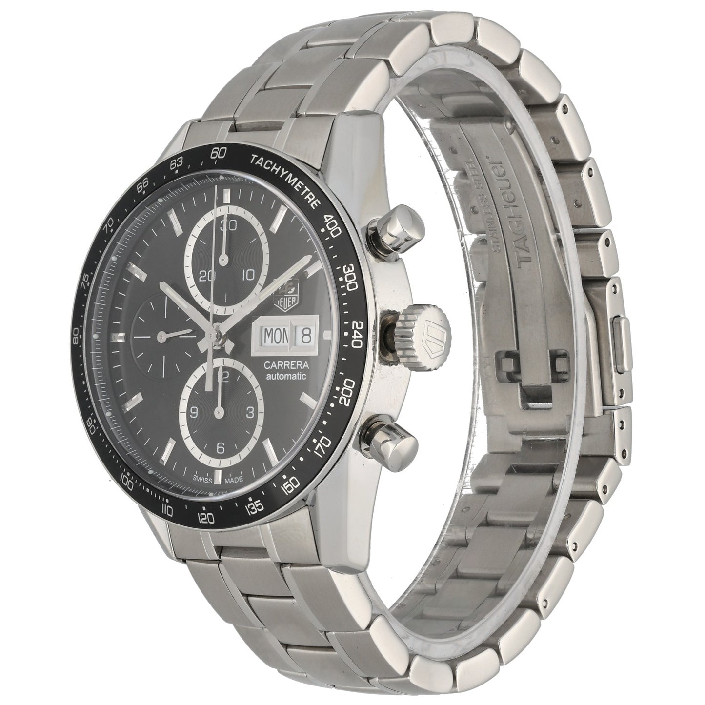 Tag Heuer Carrera CV201AG 41mm Stainless Steel Watch