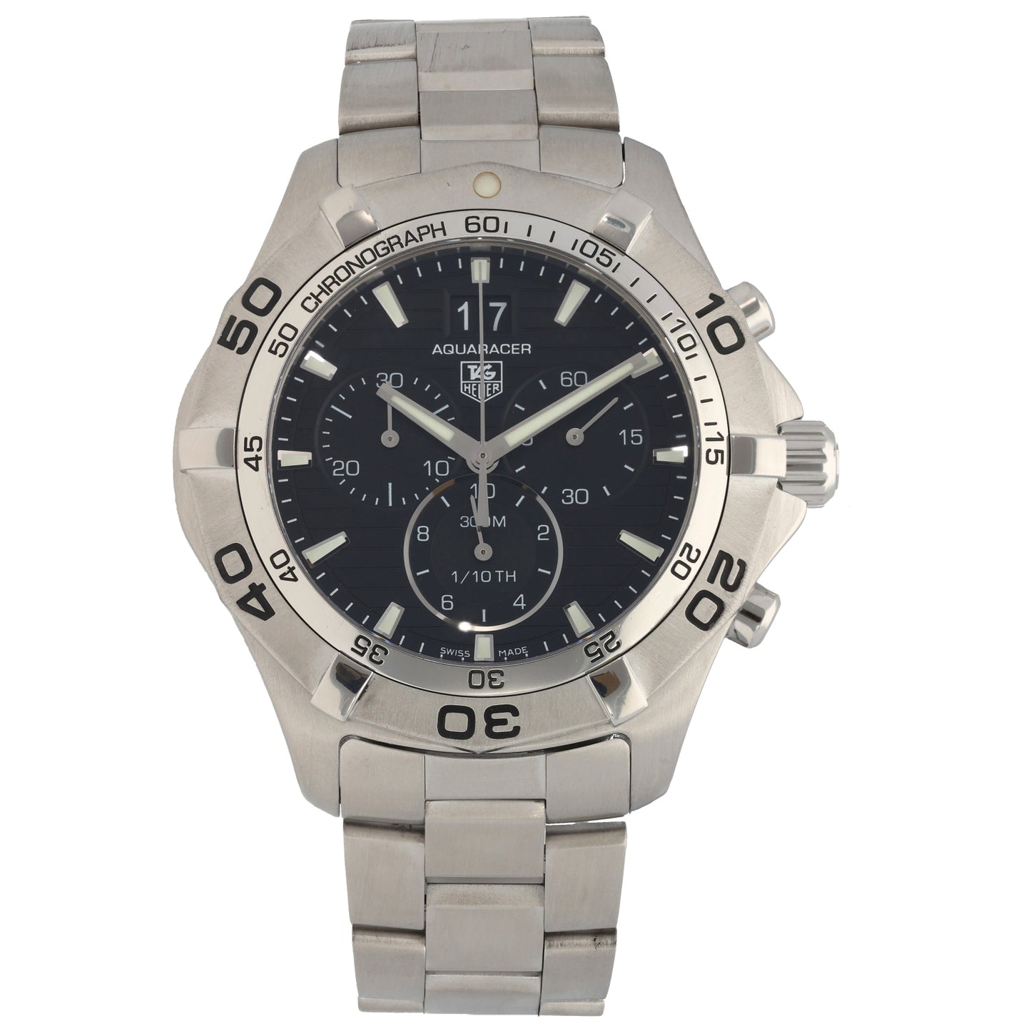 Tag Heuer Aquaracer CAF101E 43mm Stainless Steel Watch