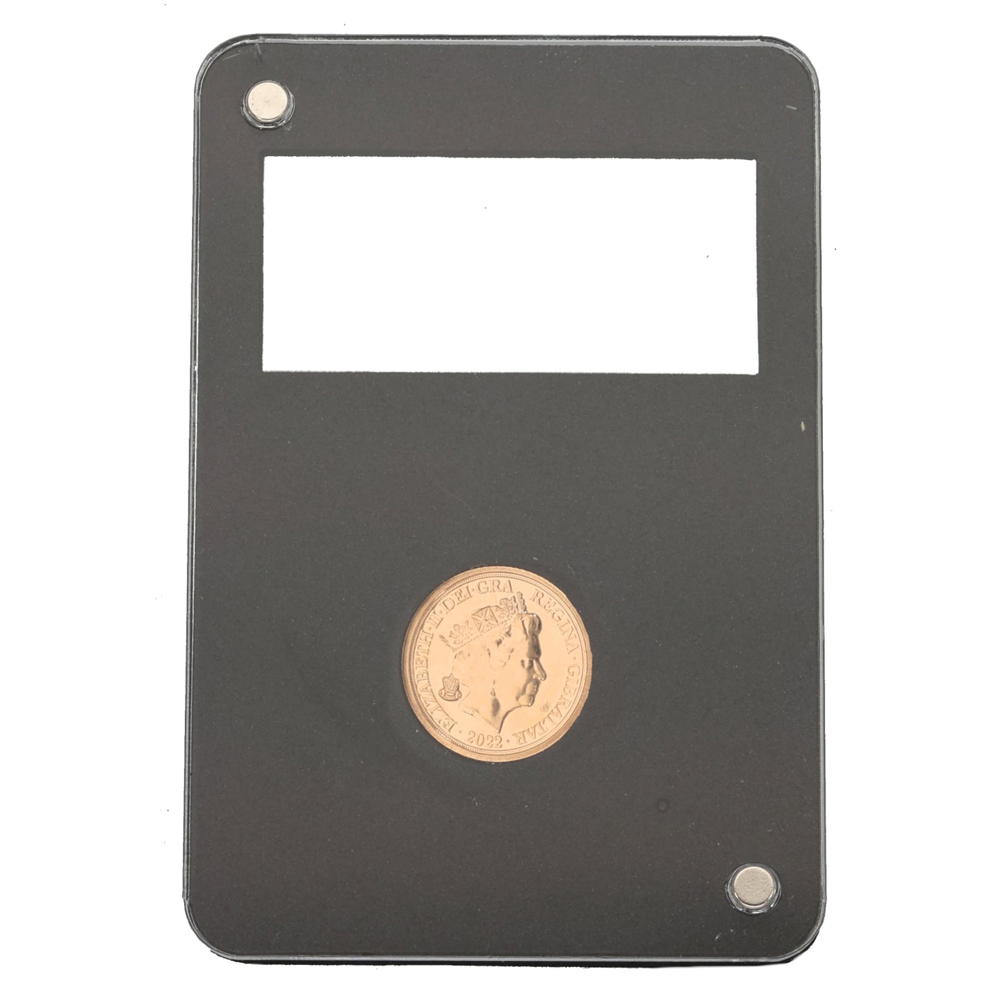 22ct Gold Queen Elizabeth II Quarter Sovereign Coin 2022