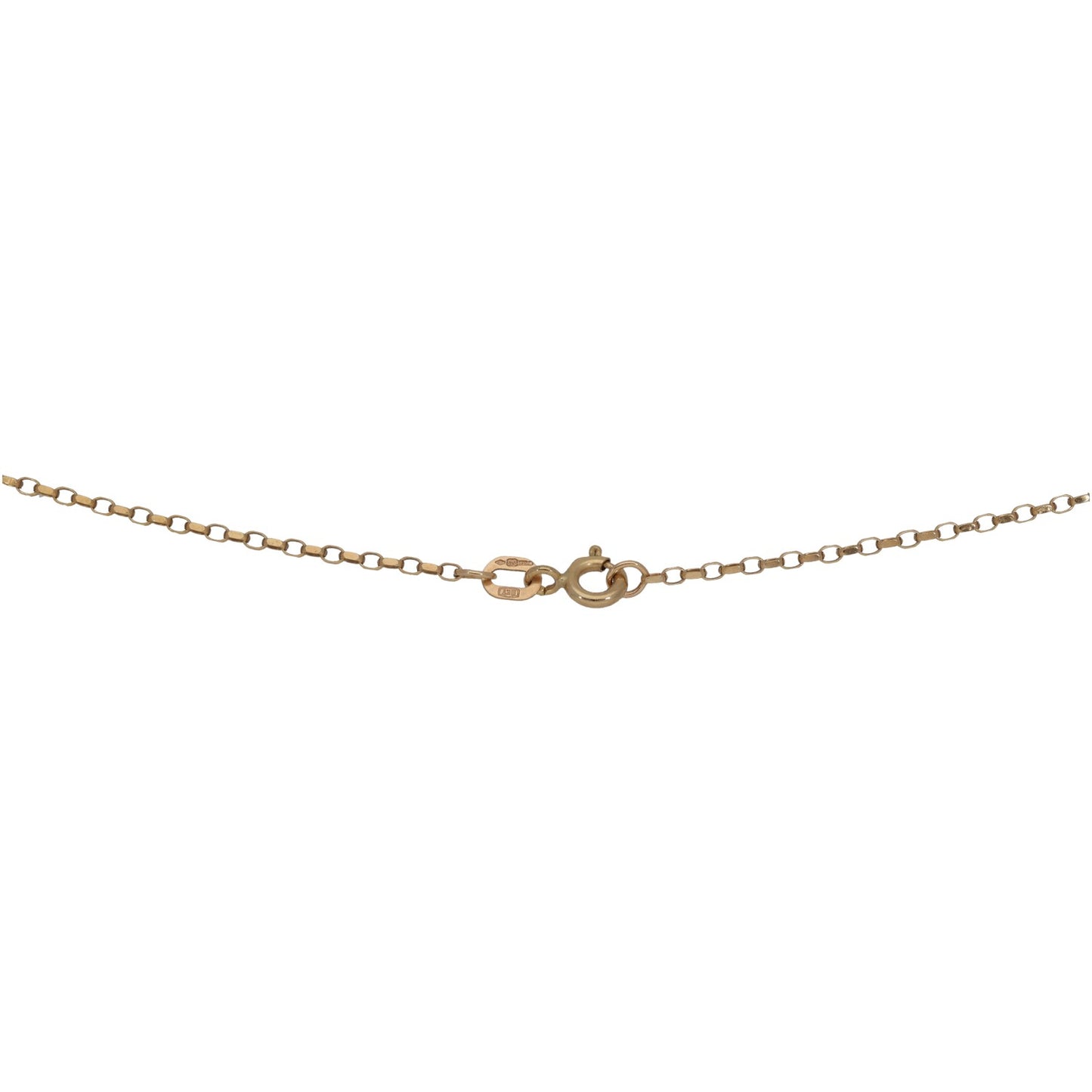 9ct Gold Belcher Chain 18"