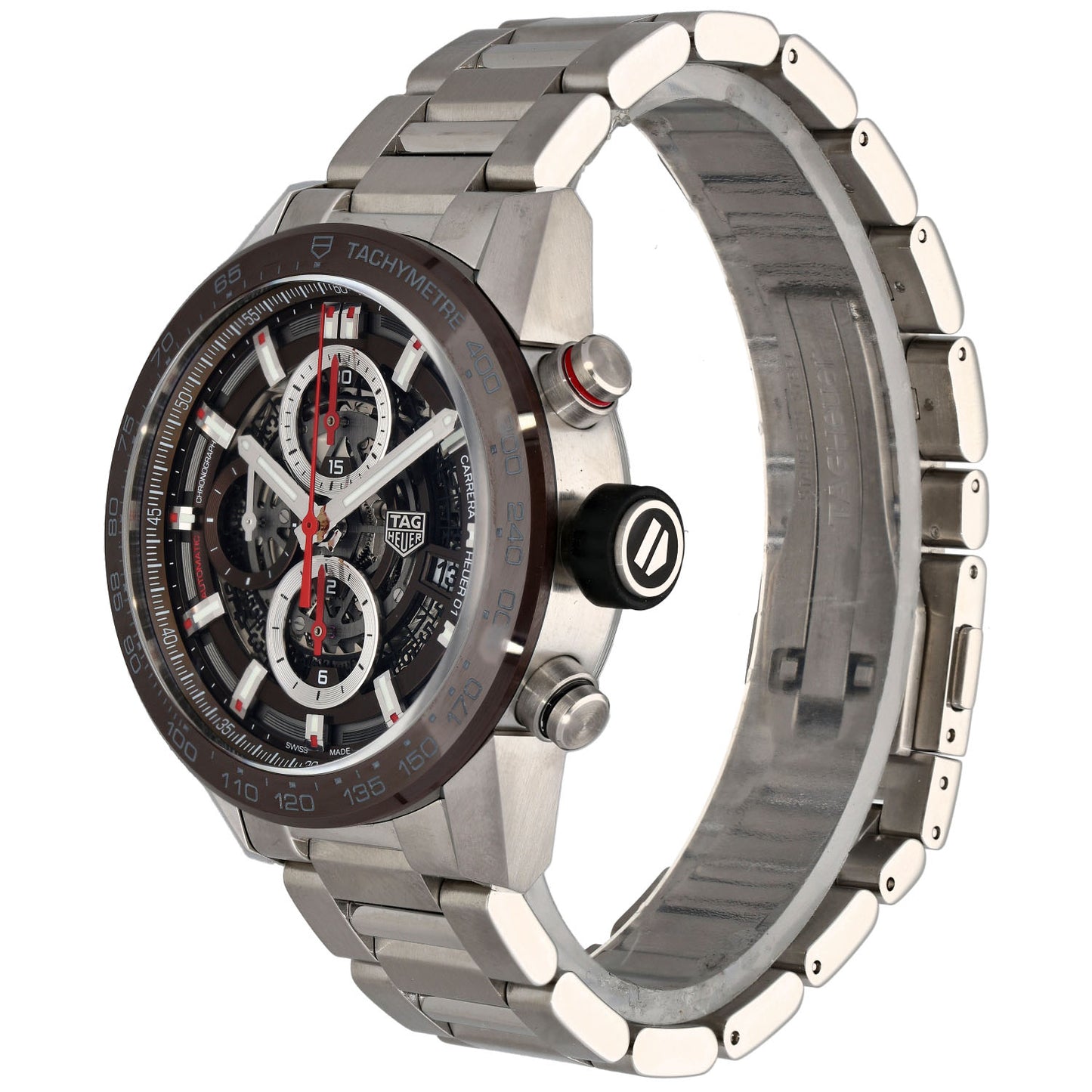 Tag Heuer Carrera CAR201U-0 44mm Stainless Steel Watch