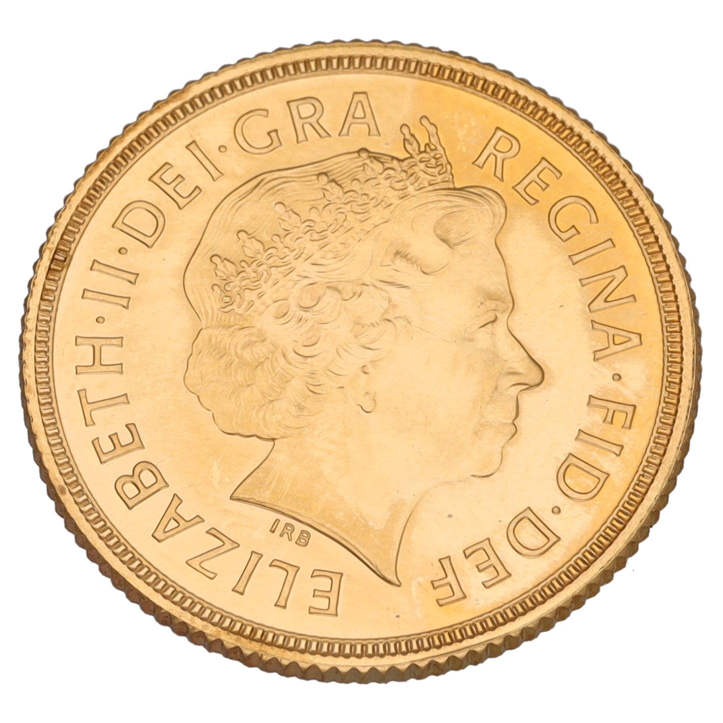 22ct Gold Queen Elizabeth II Full Sovereign Coin 2000