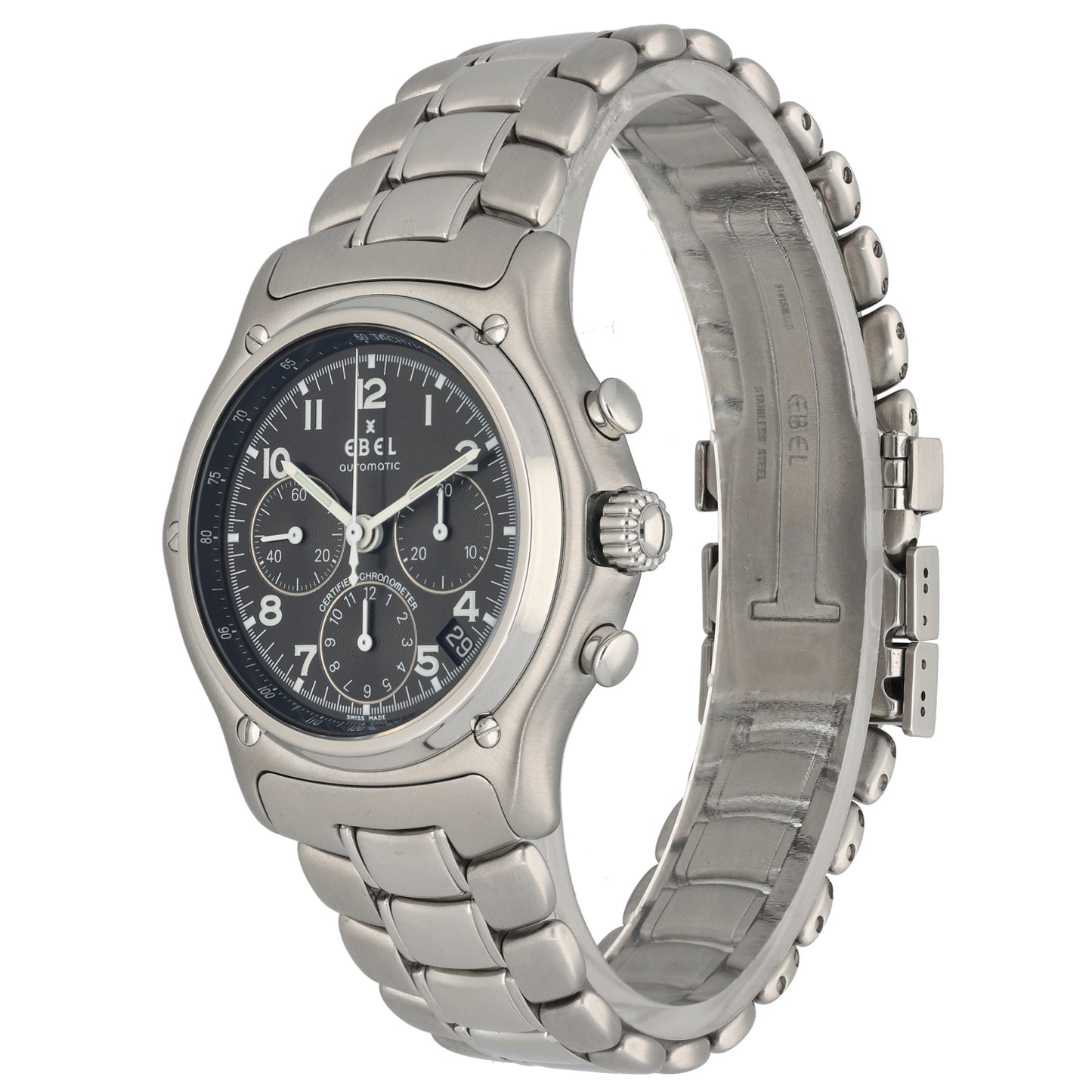 Ebel 1911 Le Modular E9137240 40mm Stainless Steel Watch